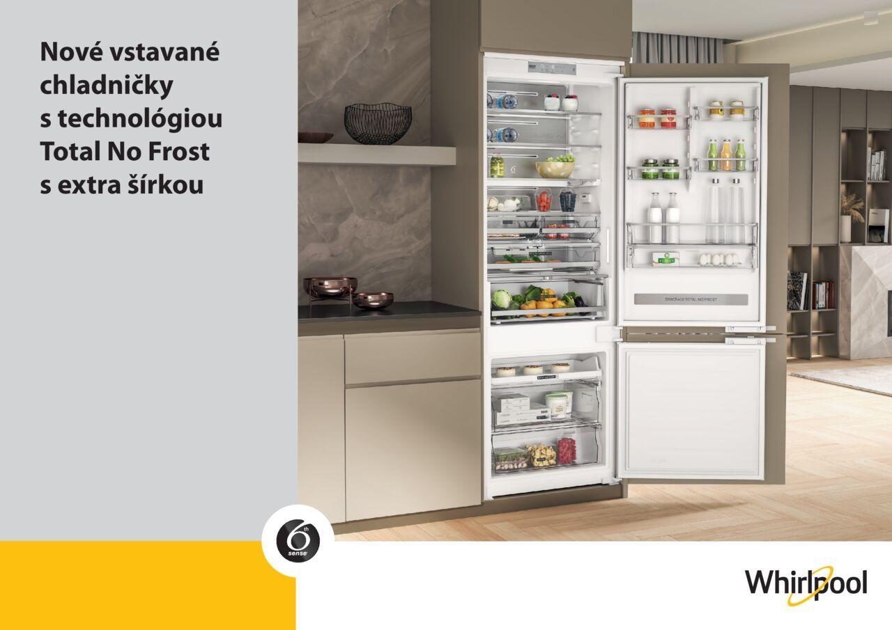 whirlpool - Whirlpool Vstavané chladničky Whirlpool s extra šírkou od piatka 19.05.2023