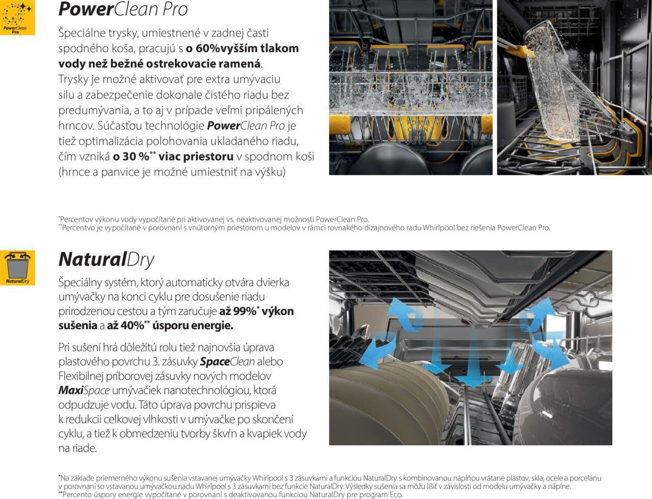 whirlpool - Whirlpool Nové vstavané aj voľne stojace modely umývačiek od utorka 19.12.2023 - page: 9