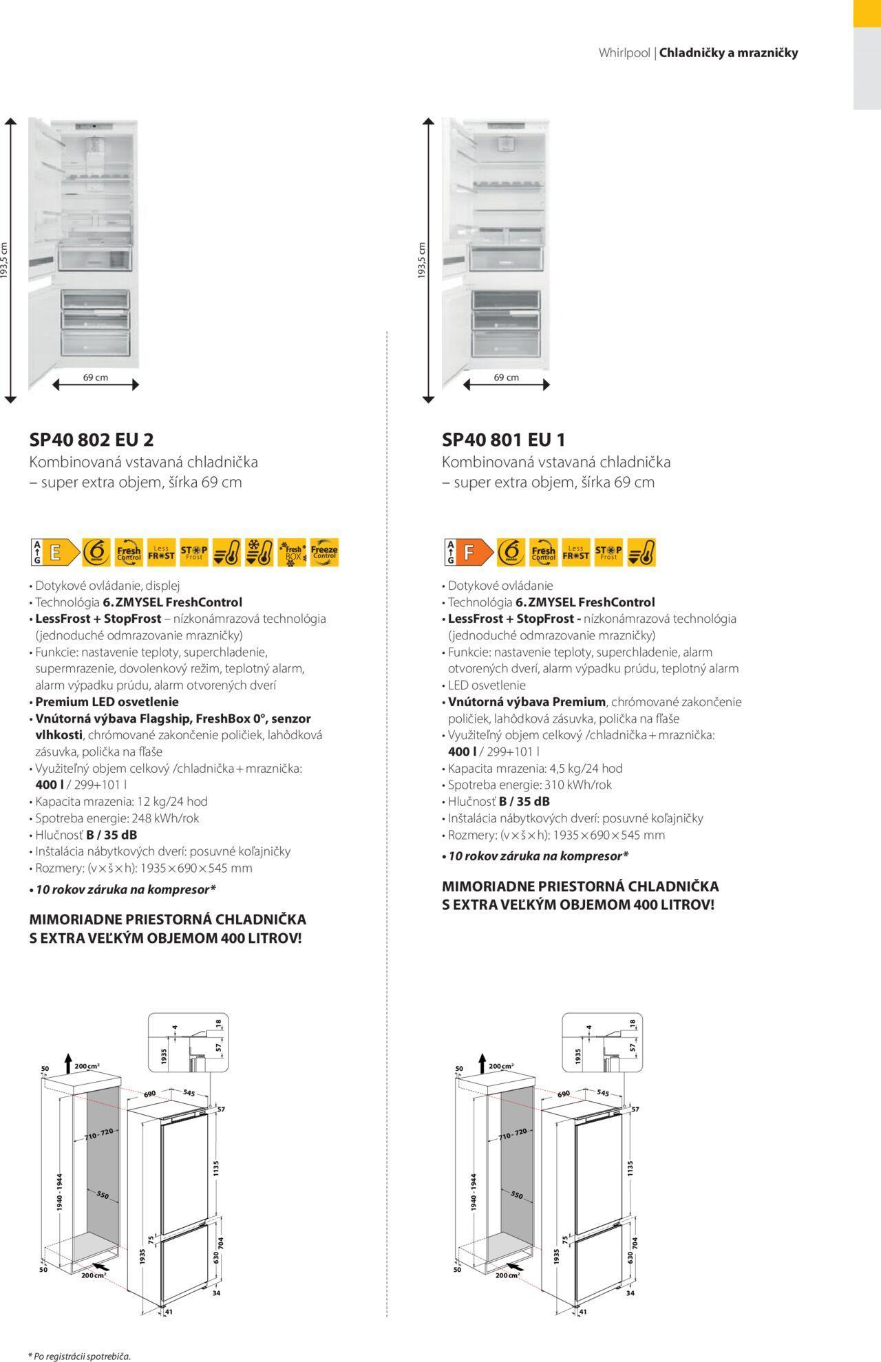 whirlpool - Whirlpool katalóg vstavaných spotrebičov od štvrtka 25.01.2024 - page: 276