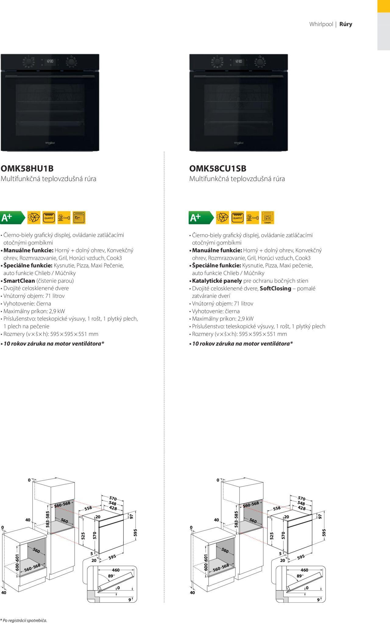 whirlpool - Whirlpool katalóg vstavaných spotrebičov od štvrtka 25.01.2024 - page: 63