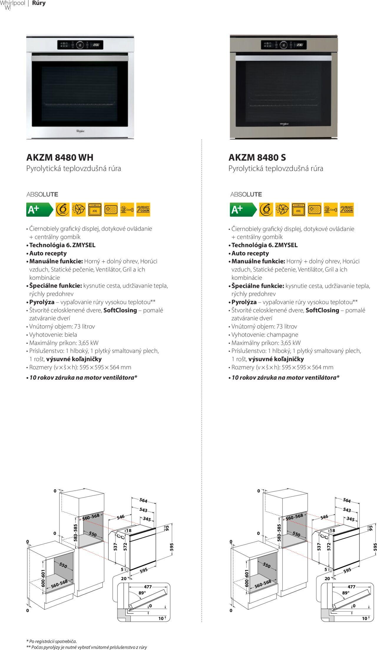 whirlpool - Whirlpool katalóg vstavaných spotrebičov od štvrtka 25.01.2024 - page: 54