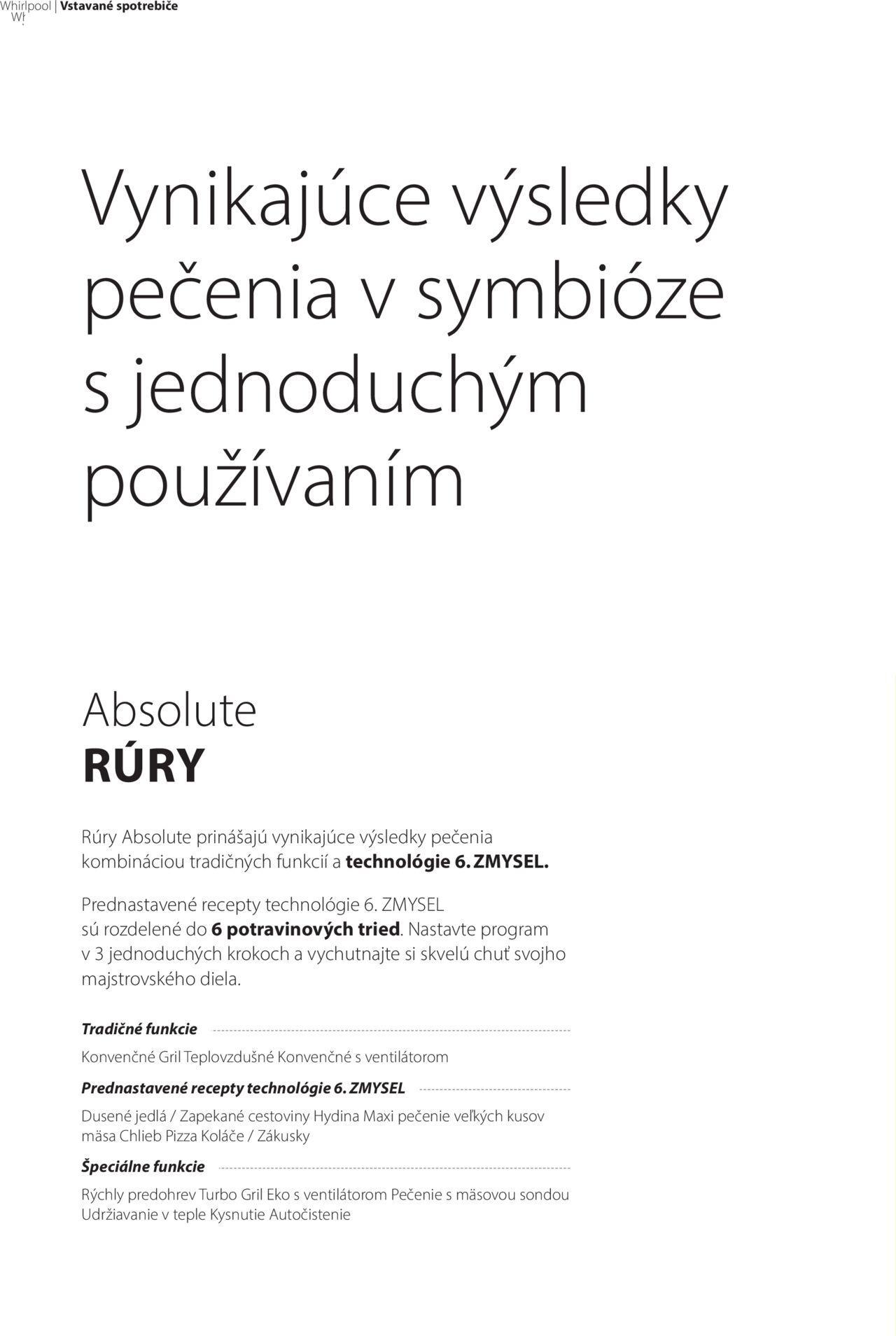 whirlpool - Whirlpool katalóg vstavaných spotrebičov od štvrtka 25.01.2024 - page: 34