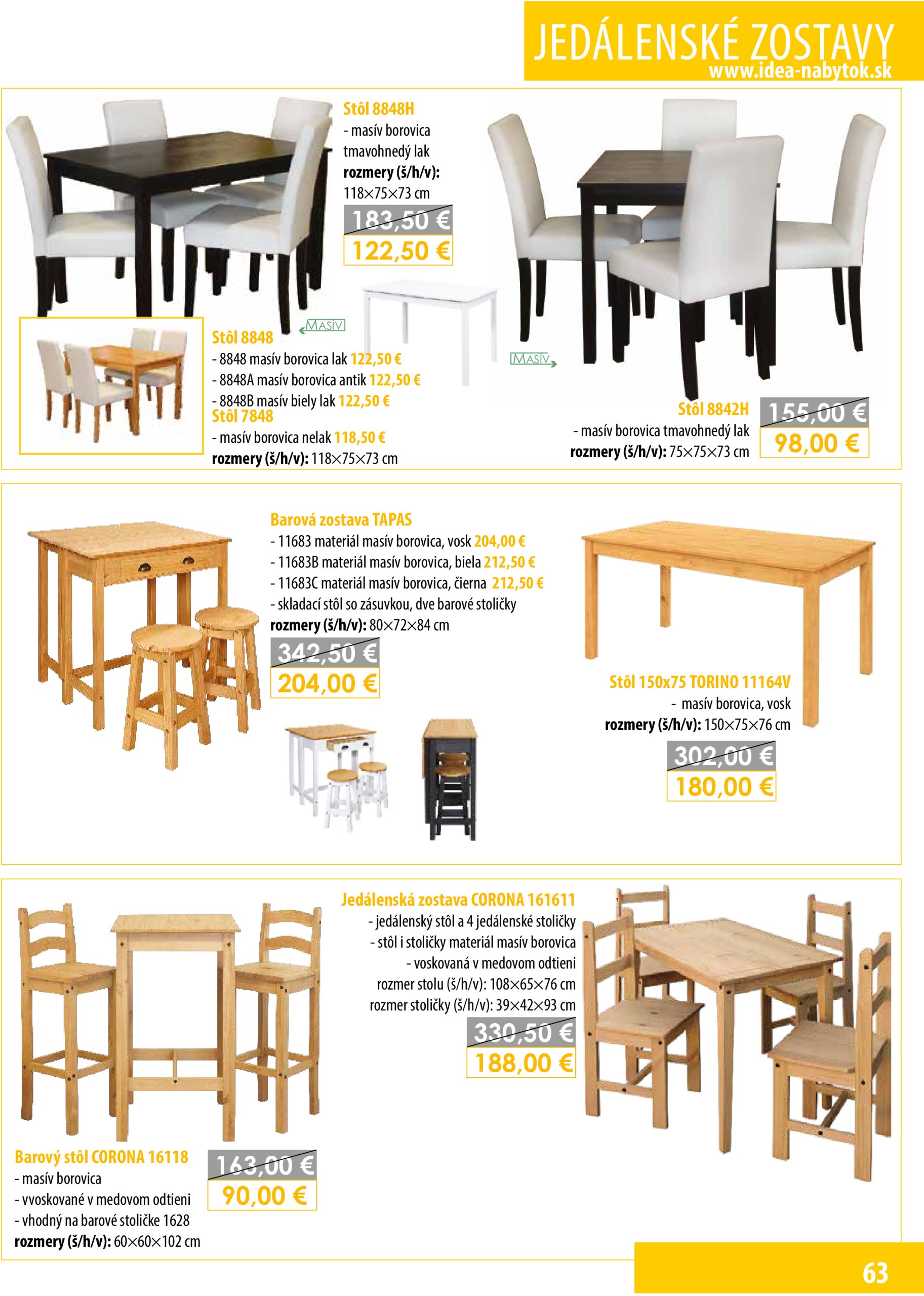 idea-nabytok - IDEA Nábytok - Škandinávsky nábytok leták platný od 01.01. - 31.12. - page: 63