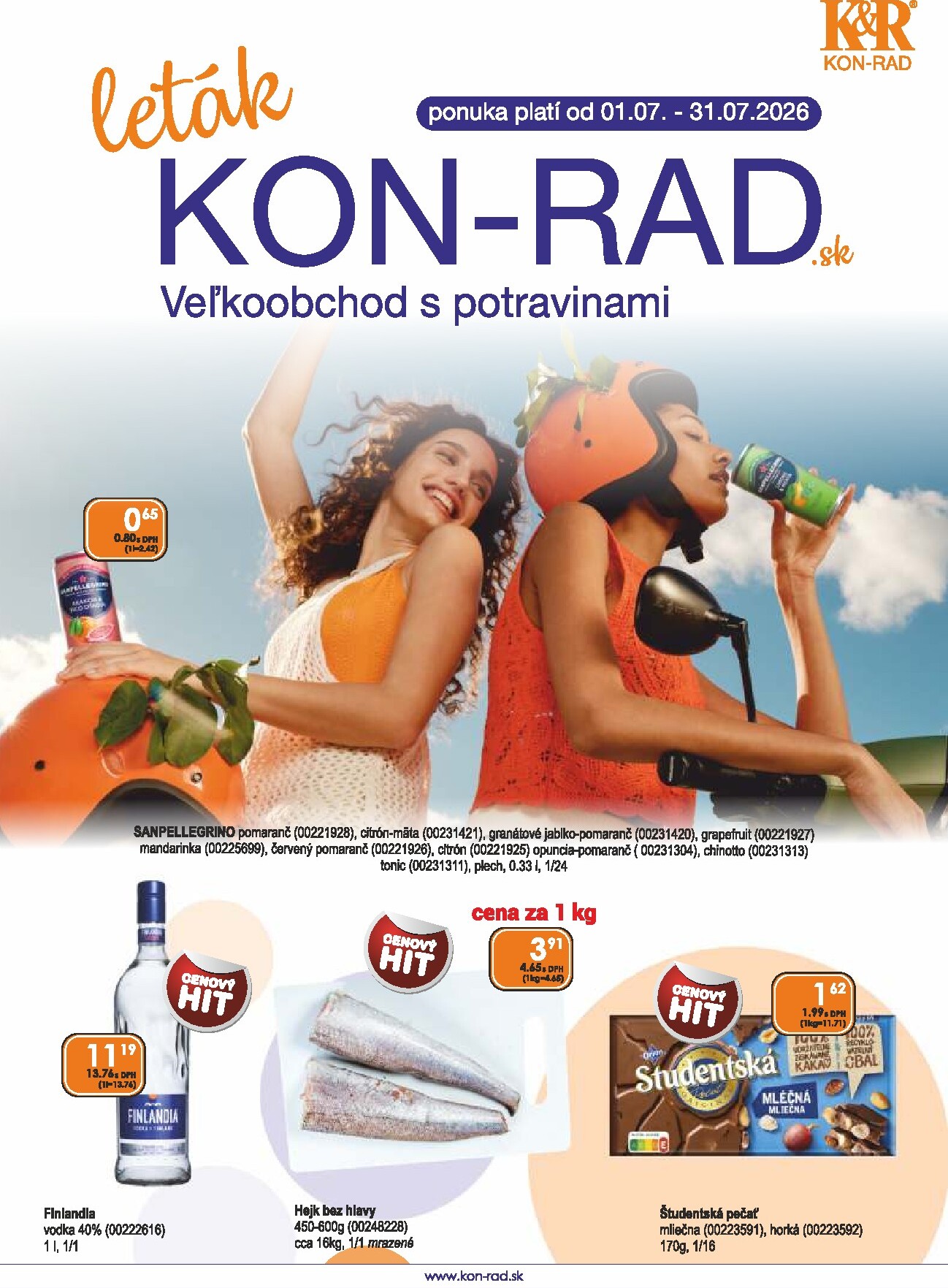 kon-rad - Nový KON - RAD leták od stredy, 01.07.2026 do piatku, 31.07.2026 - page: 1