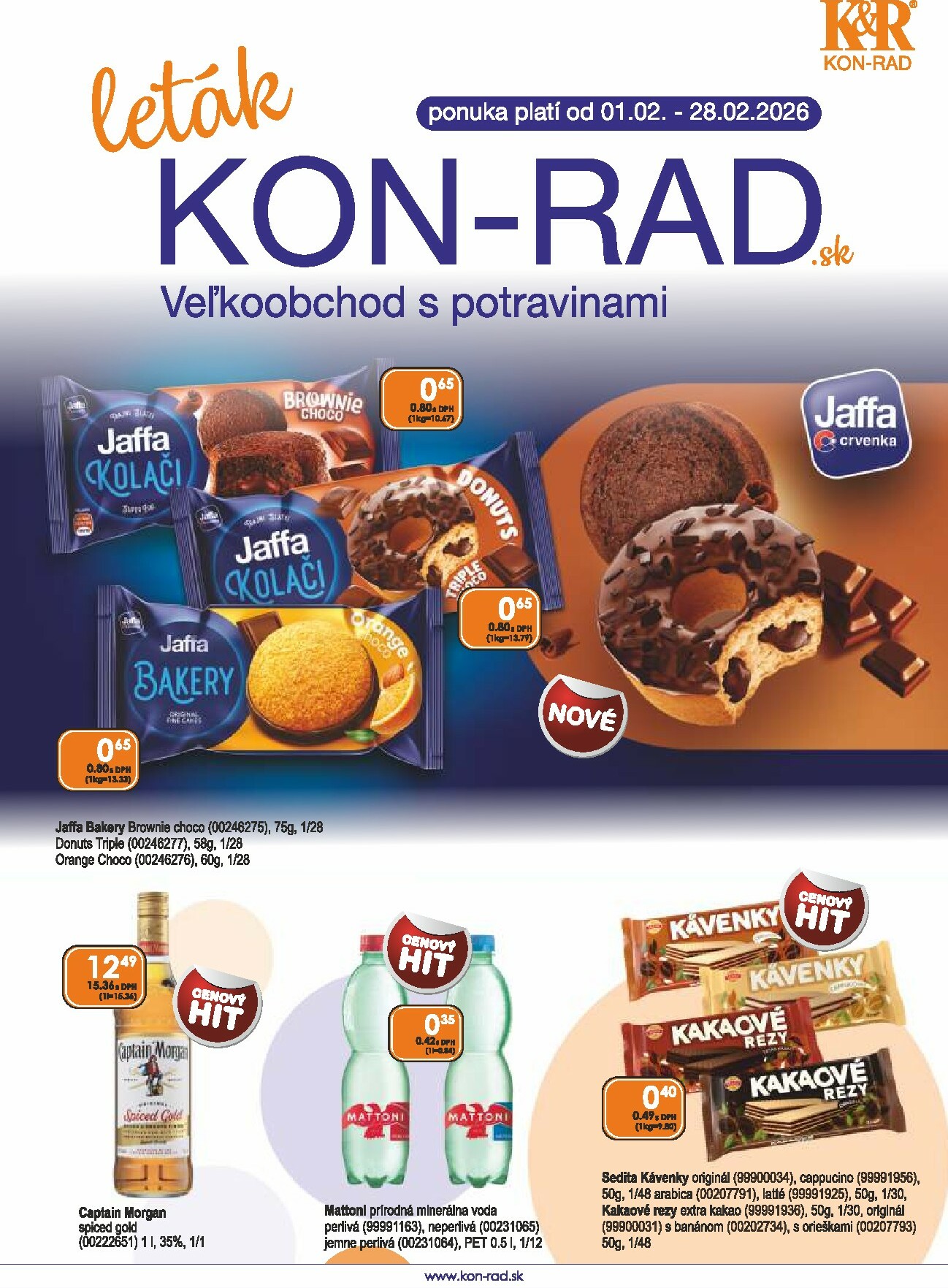 kon-rad - Leták KON - RAD platný od 01.02. do 28.02. - page: 1