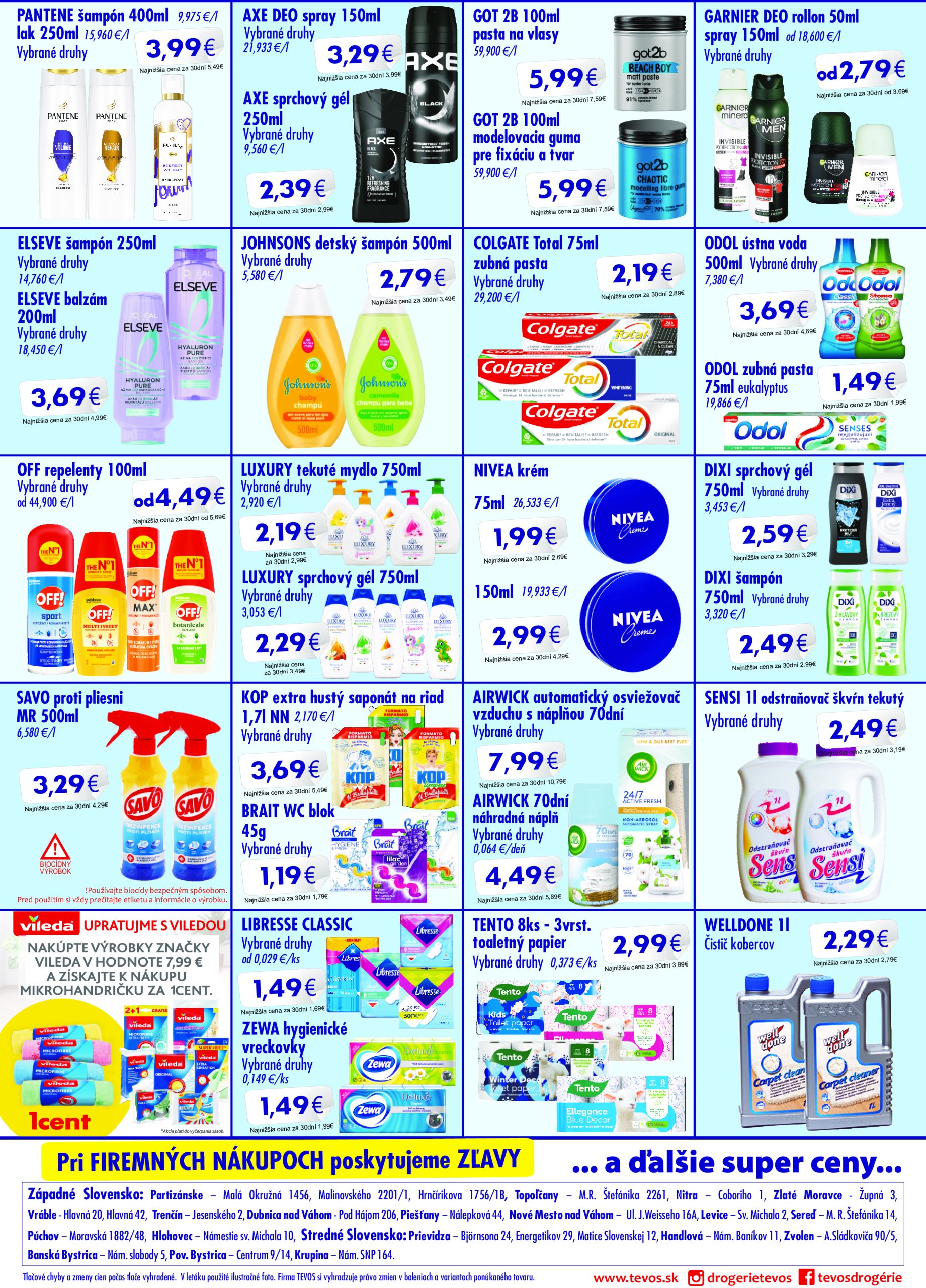 tevos-drogerie - Leták TEVOS drogérie platný od 10.06. do 30.06. - page: 2