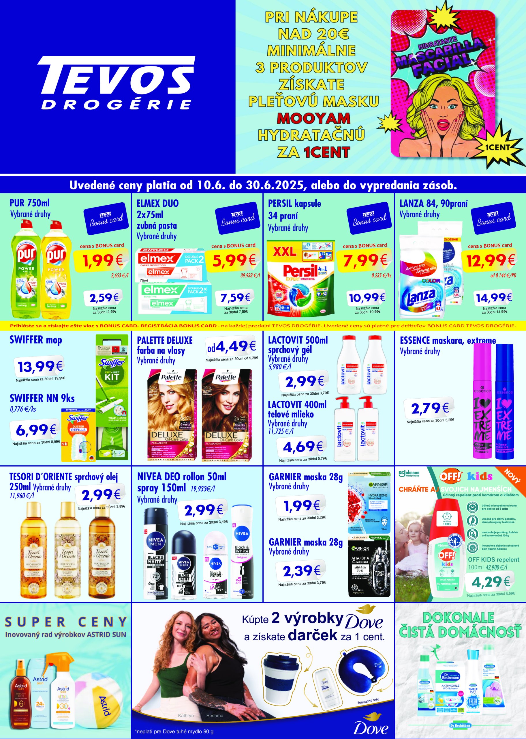tevos-drogerie - Leták TEVOS drogérie platný od 10.06. do 30.06.