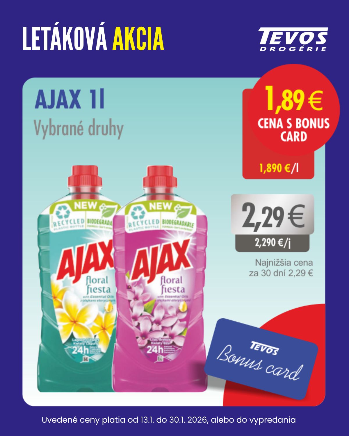 tevos-drogerie - Leták TEVOS drogérie - Bonus card platný od 13.01. do 30.01. - page: 9