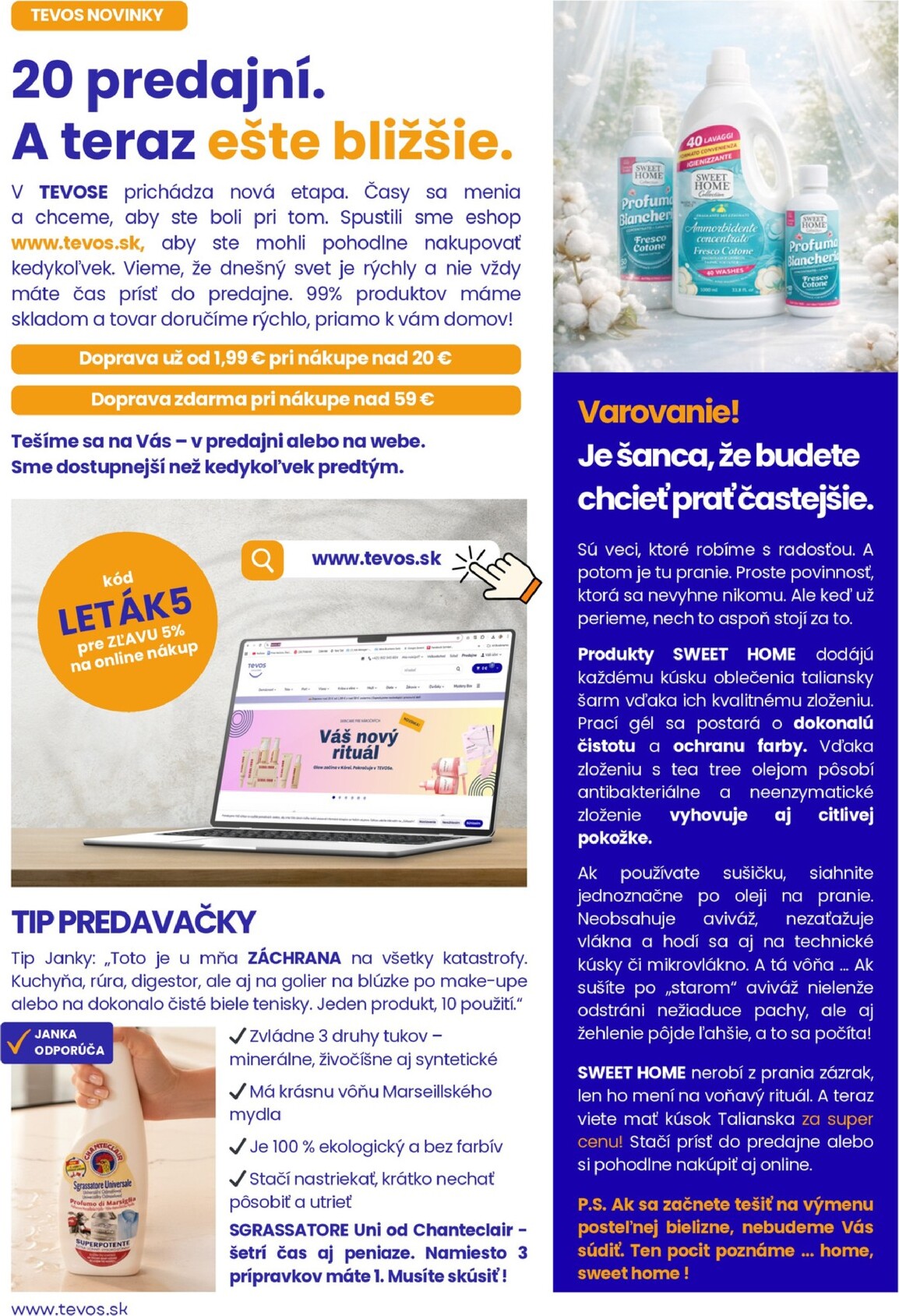 tevos-drogerie - Leták TEVOS drogérie platný od 03.03.2026 do 27.03.2026 - page: 2