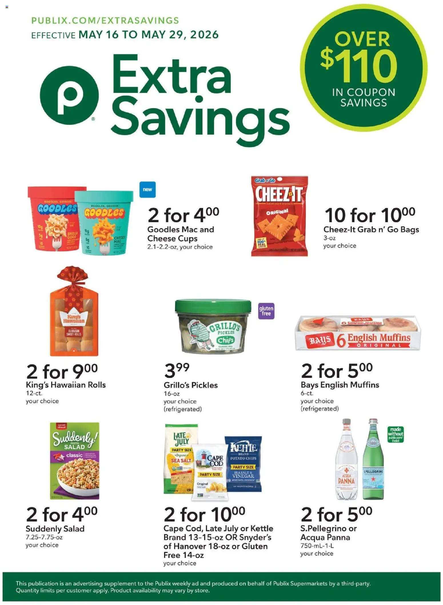 publix - Publix Extra Savings - 05/16 - 05/29 2026