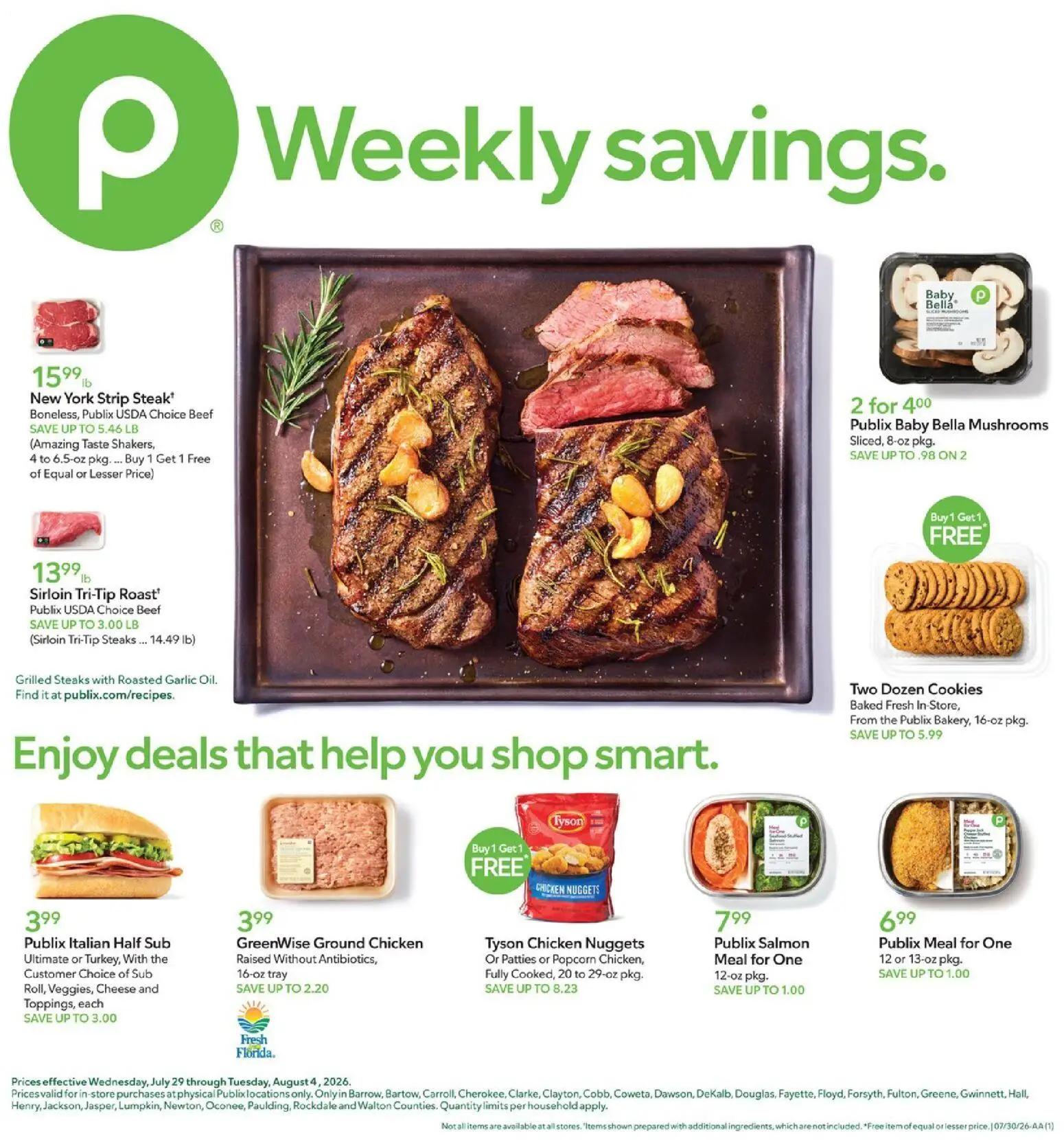 publix - Publix Weekly Ad - 07/29 - 08/04 2026
