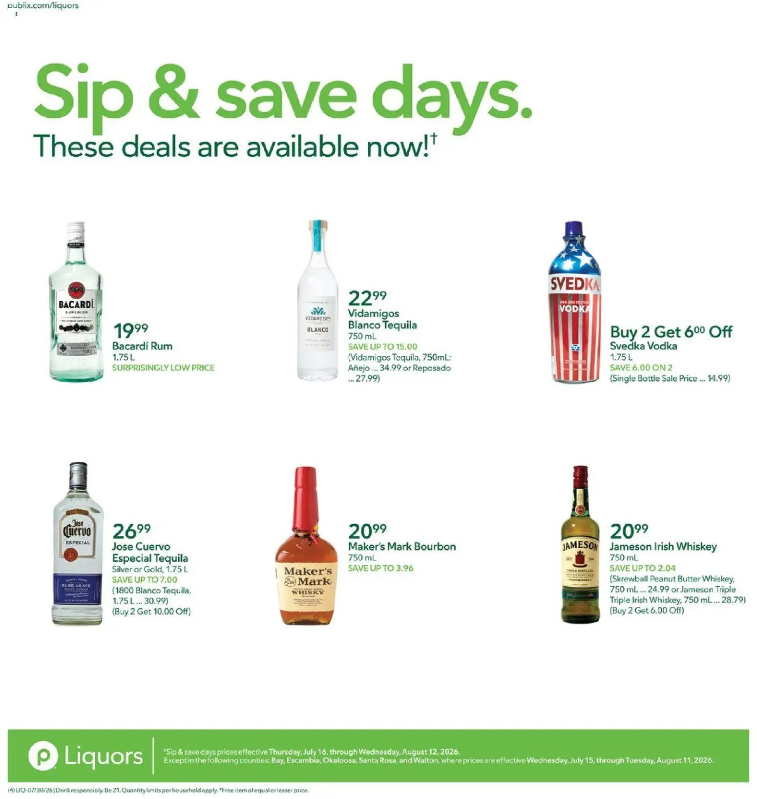 publix - Publix Liquor Ad - 07/30 - 08/05 2026 - page: 4