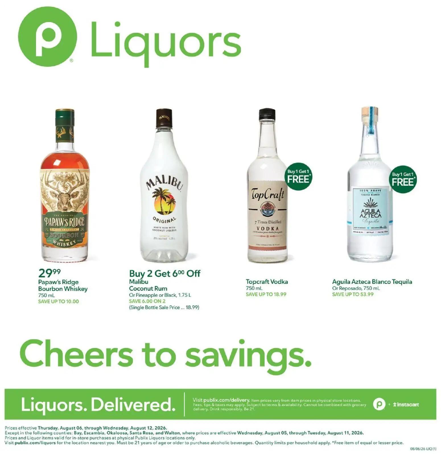 publix - Publix Liquor Ad - 08/06 - 08/12 2026