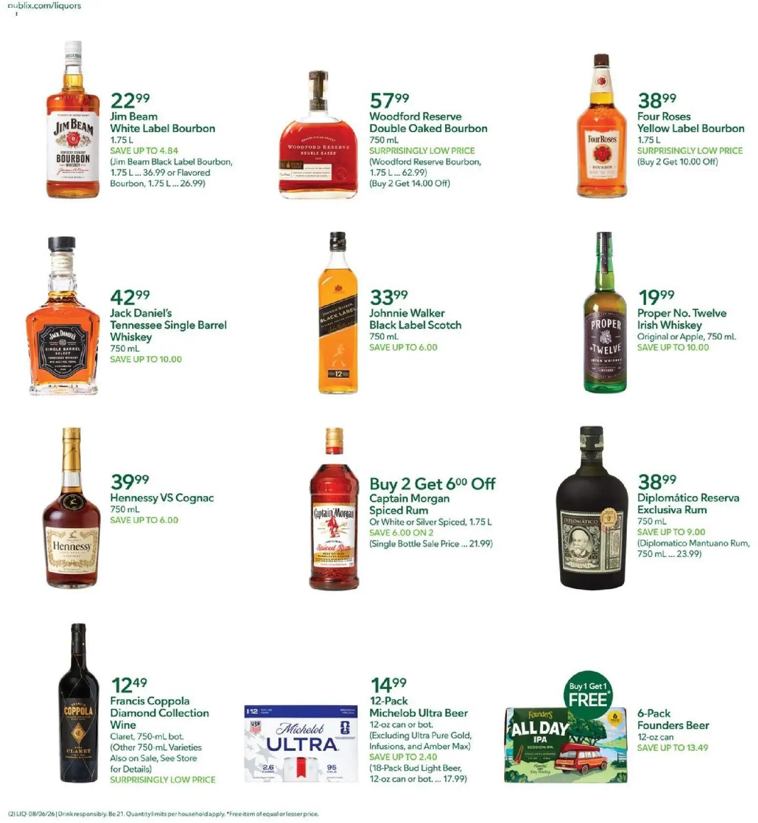 publix - Publix Liquor Ad - 08/06 - 08/12 2026 - page: 2