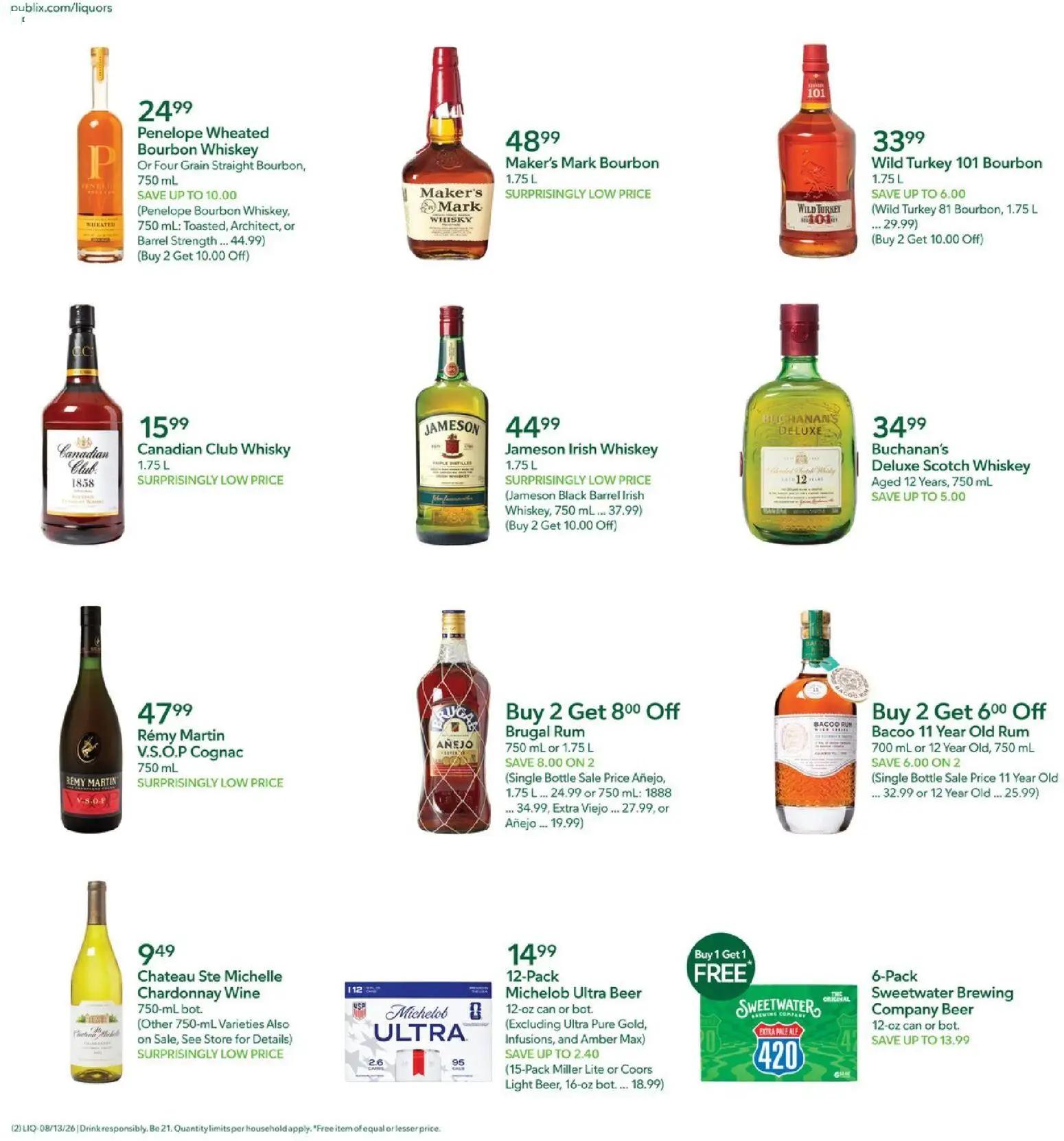 publix - Publix Liquor Ad - 08/13 - 08/19 2026 - page: 2