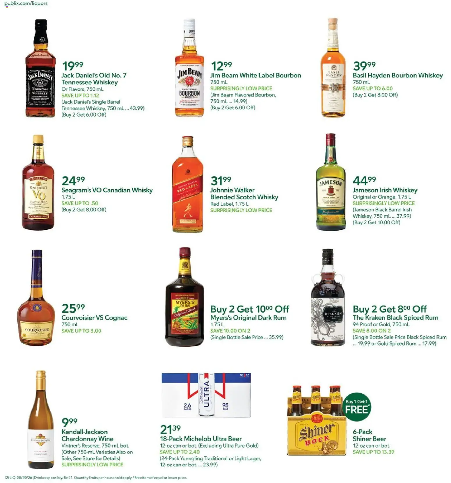 publix - Publix Liquor Ad - 08/20 - 08/26 2026 - page: 2