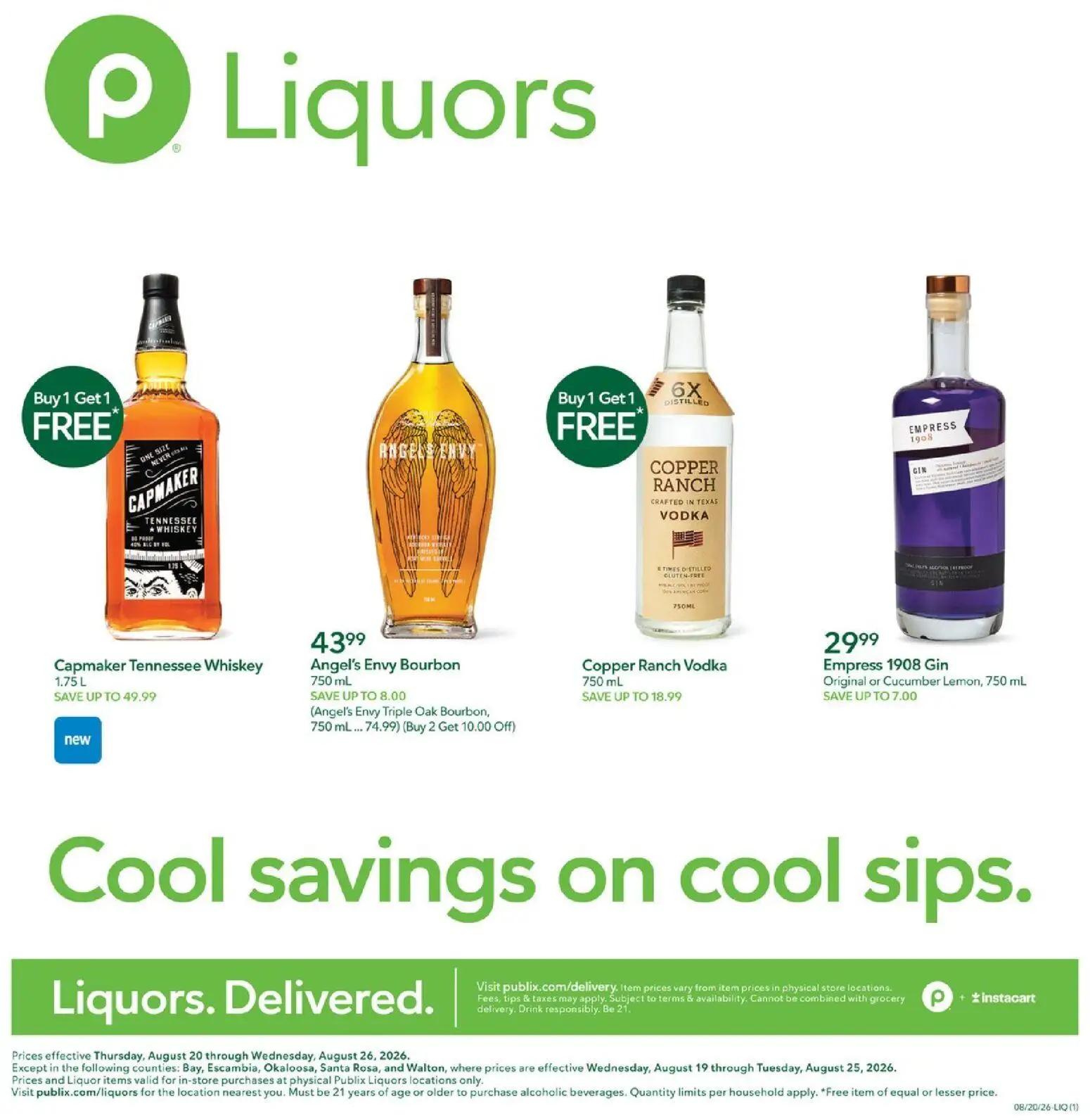 publix - Publix Liquor Ad - 08/20 - 08/26 2026