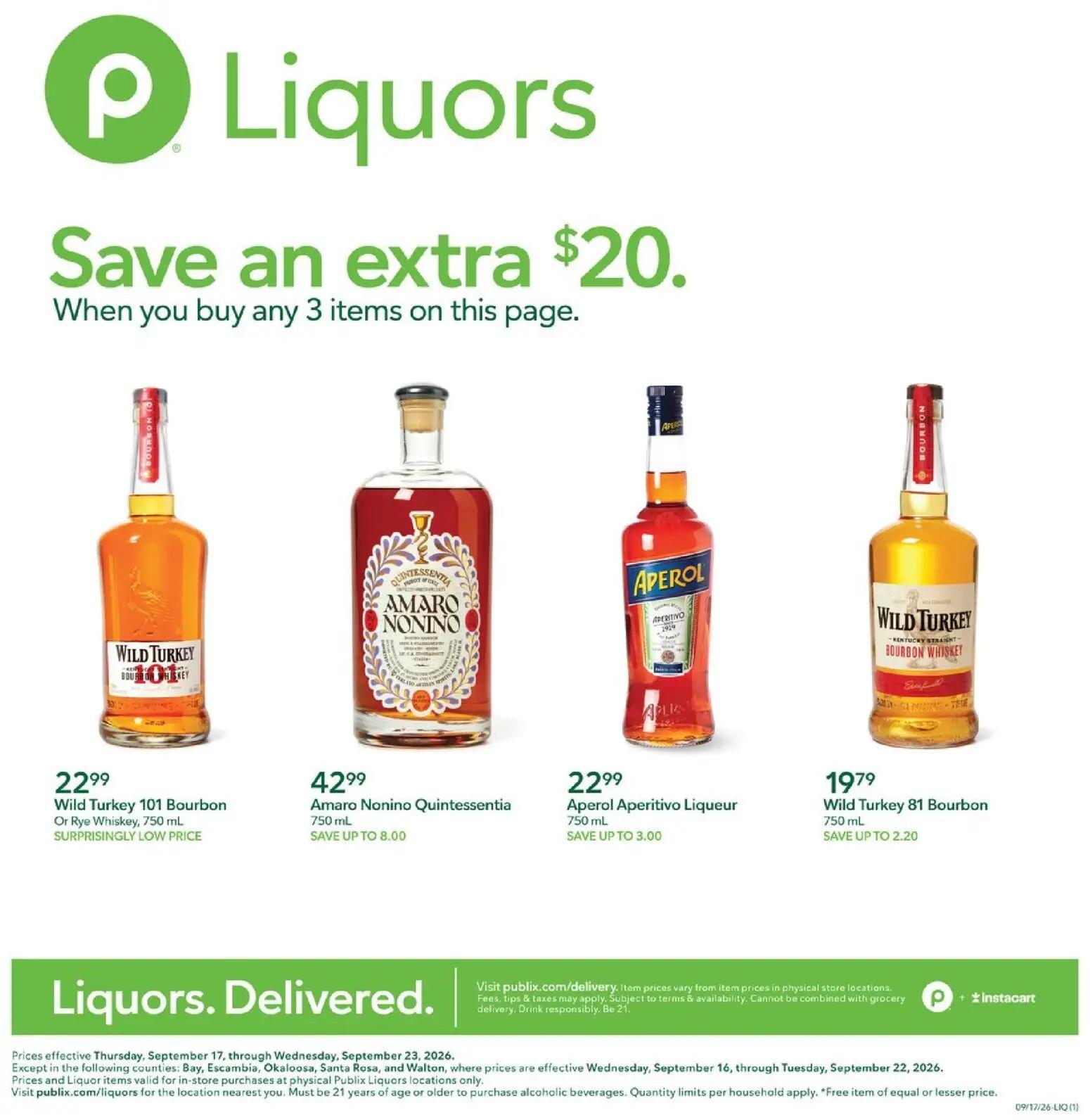 publix - Publix Liquor Ad - 09/17 - 09/23 2026