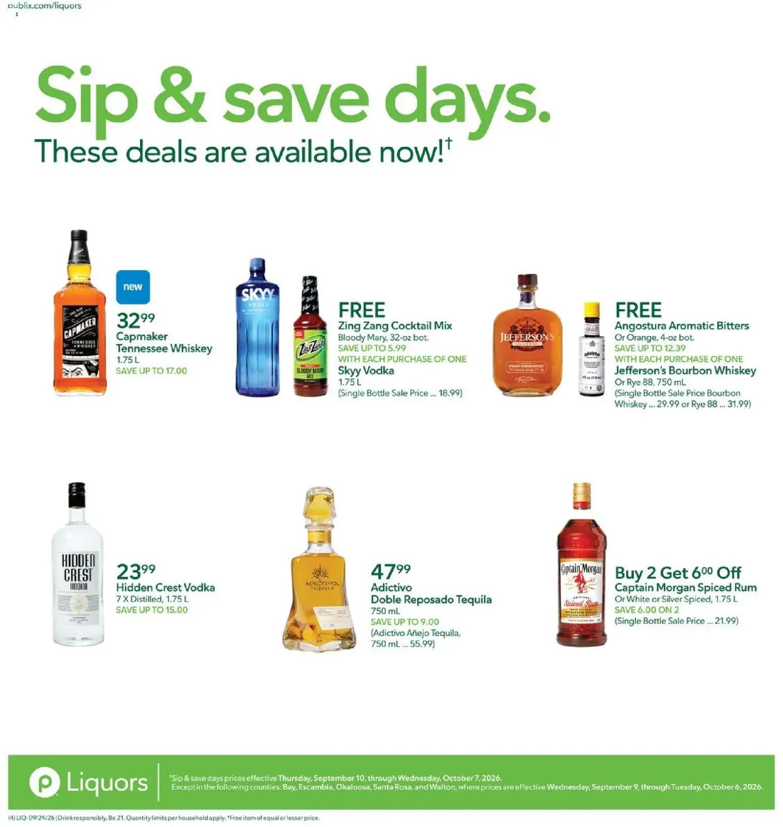 publix - Publix Liquor Ad - 09/24 - 09/30 2026 - page: 4