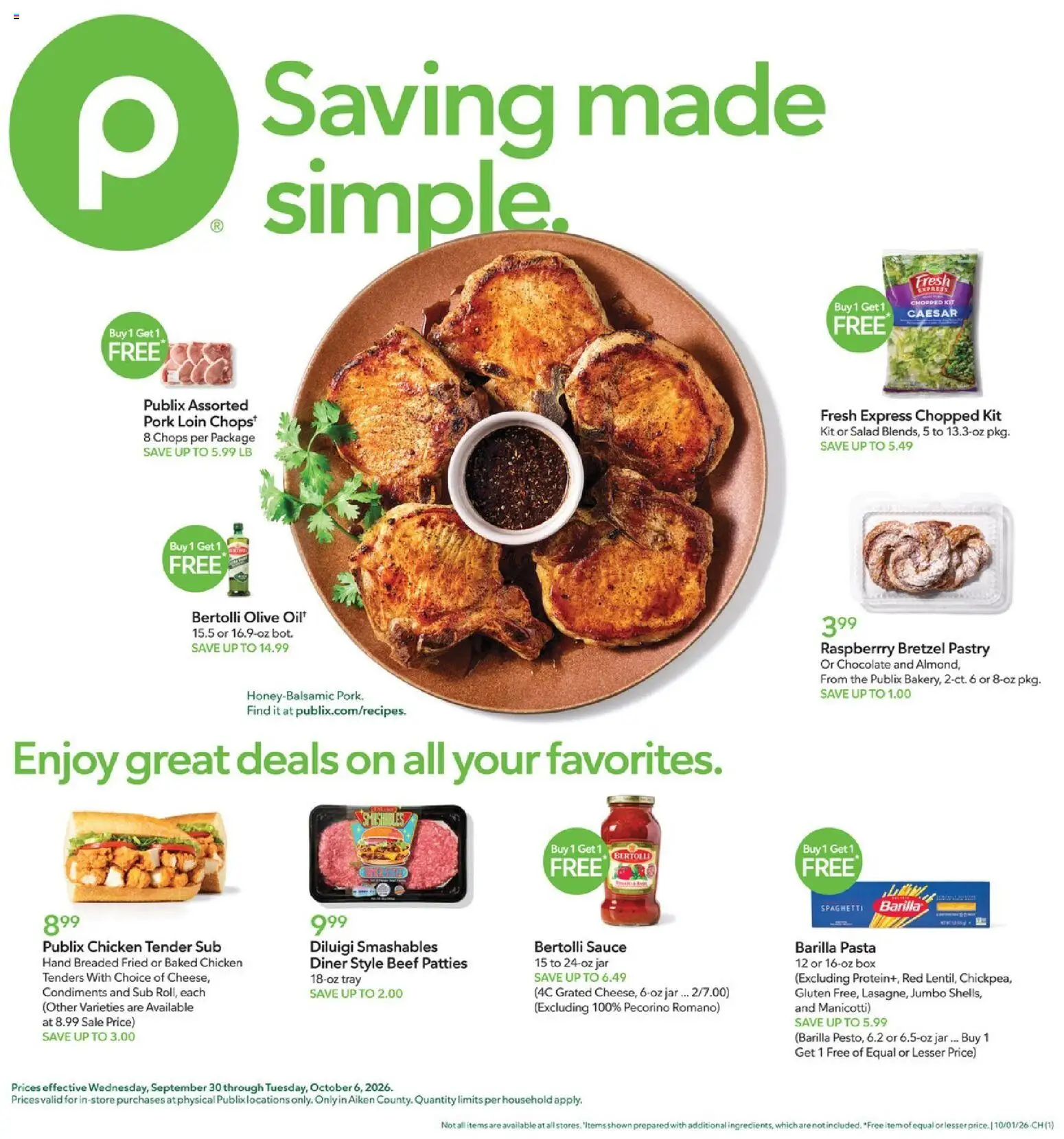 publix - Publix Weekly Ad - 09/30 - 10/06 2026 - page: 1
