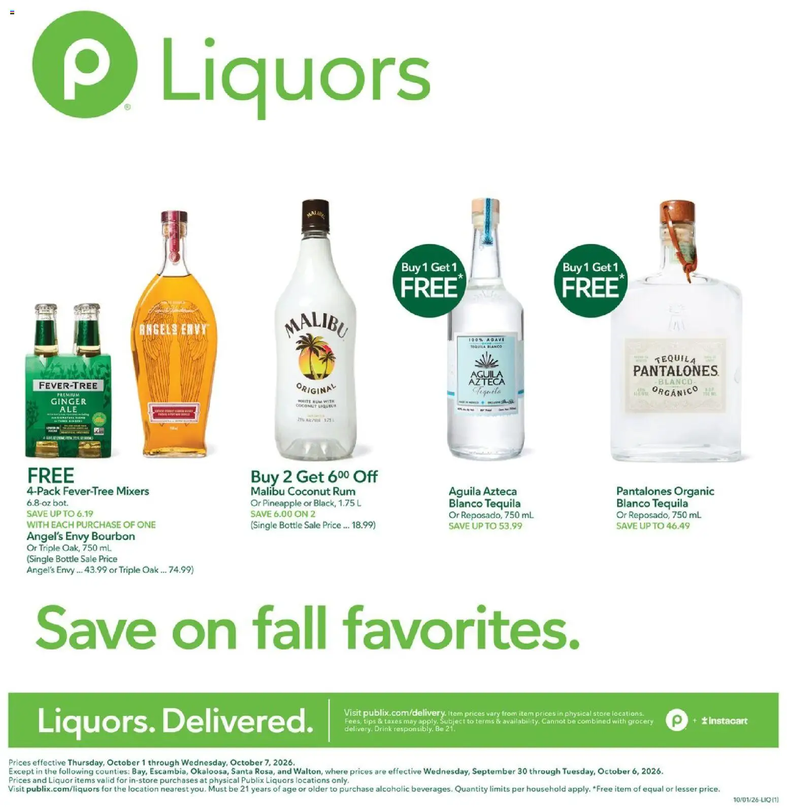 publix - Publix Liquor Ad - 10/01 - 10/07 2026