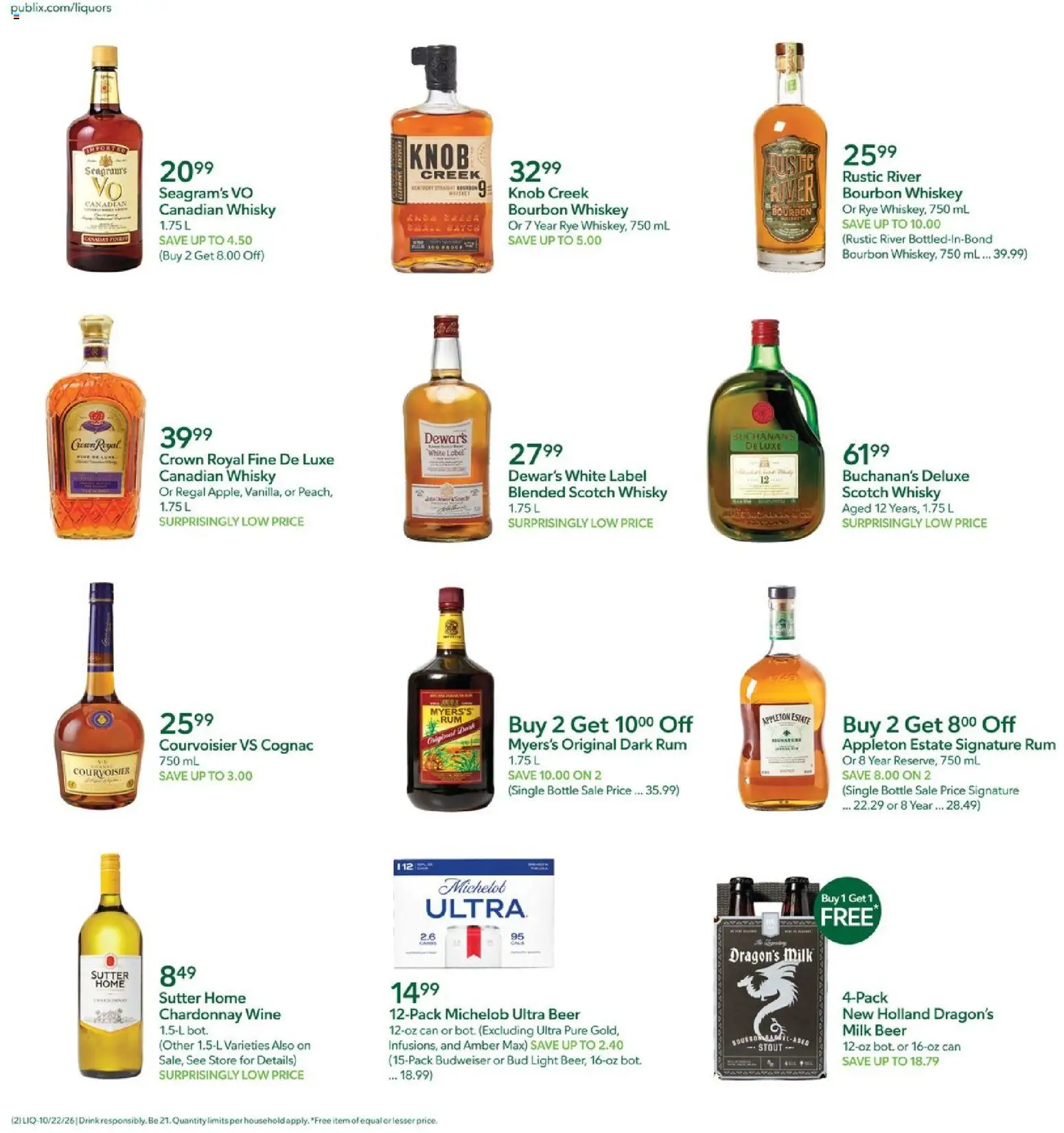 publix - Publix Liquor Ad - 10/22 - 10/28 2026 - page: 2