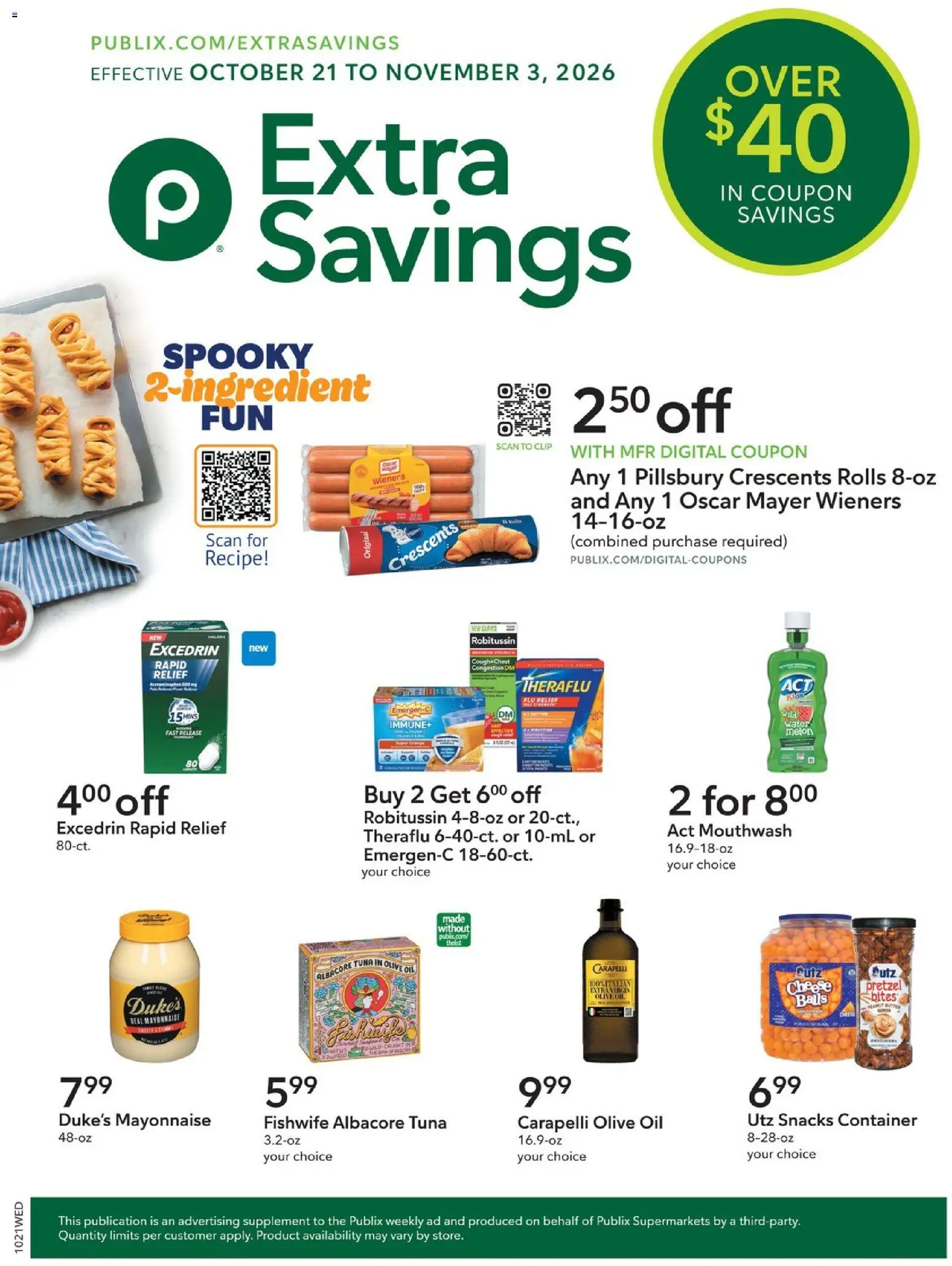 publix - Publix Extra Savings - 10/21 - 11/03 2026 - page: 1