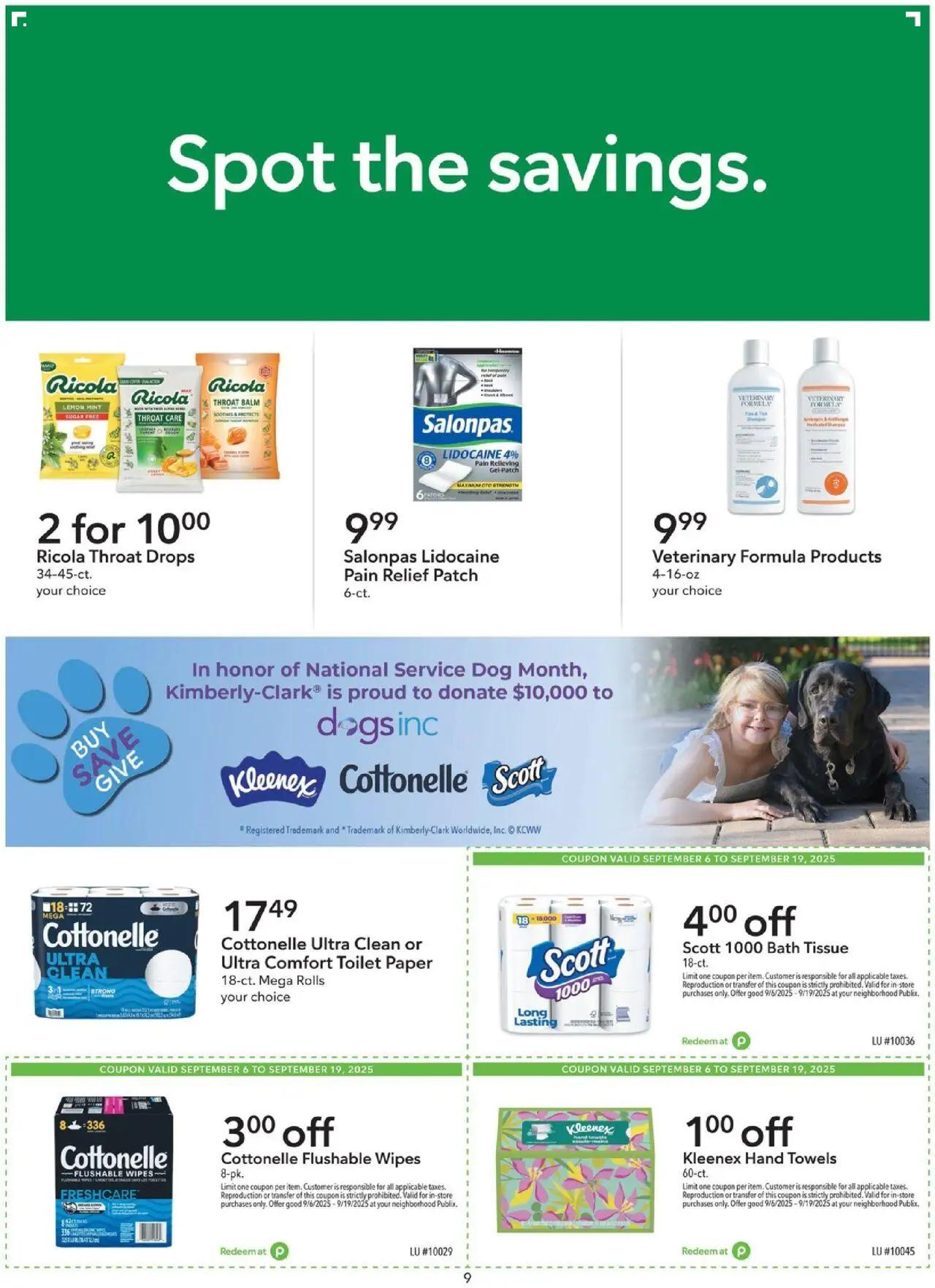 publix - Publix Extra Savings - 09/06 - 09/19 2025 - page: 9