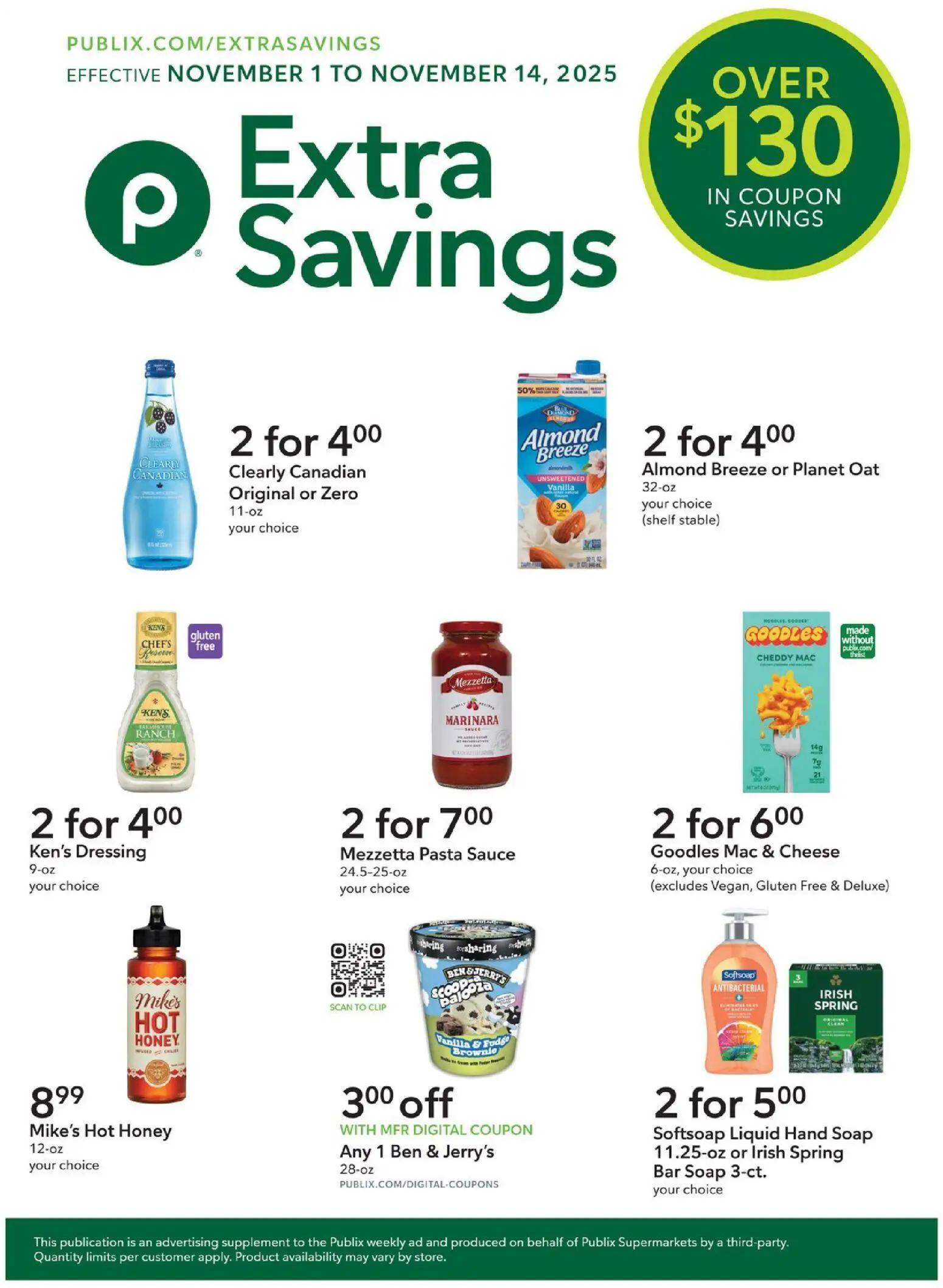 publix - Publix Extra Savings - 11/01 - 11/14 2025