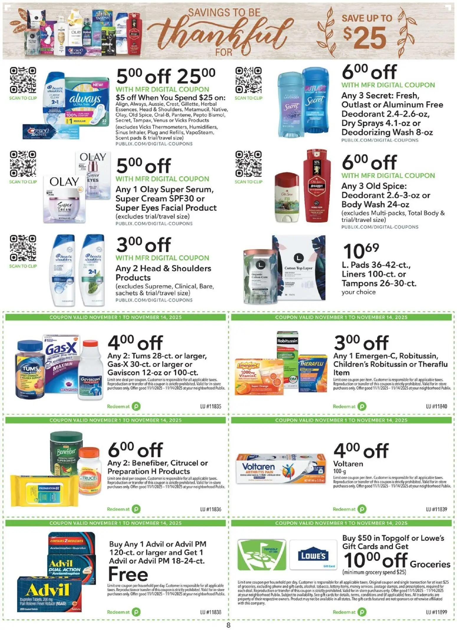 publix - Publix Extra Savings - 11/01 - 11/14 2025 - page: 8