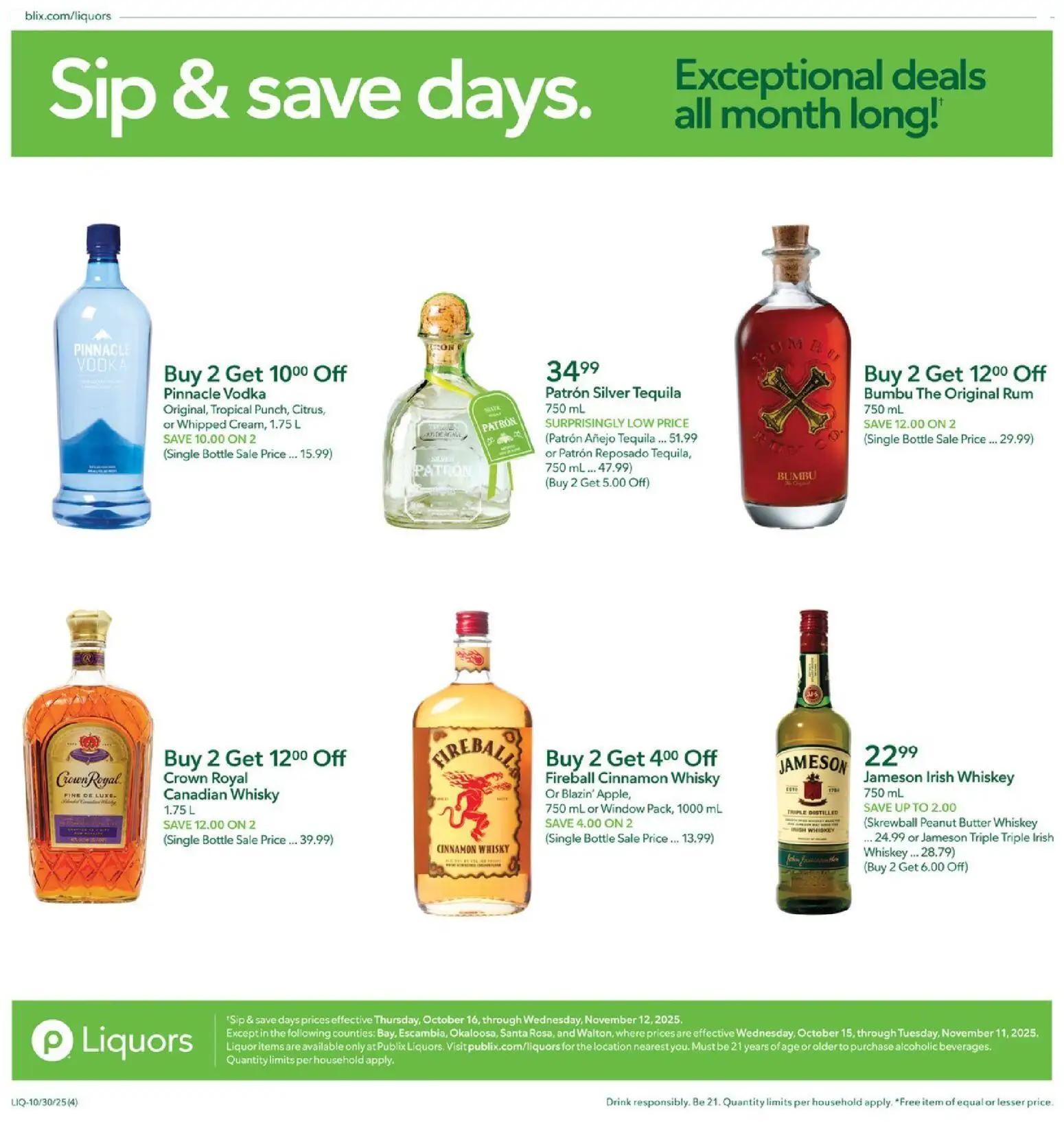 publix - Publix Liquor - 10/30 - 11/05 2025 - page: 4
