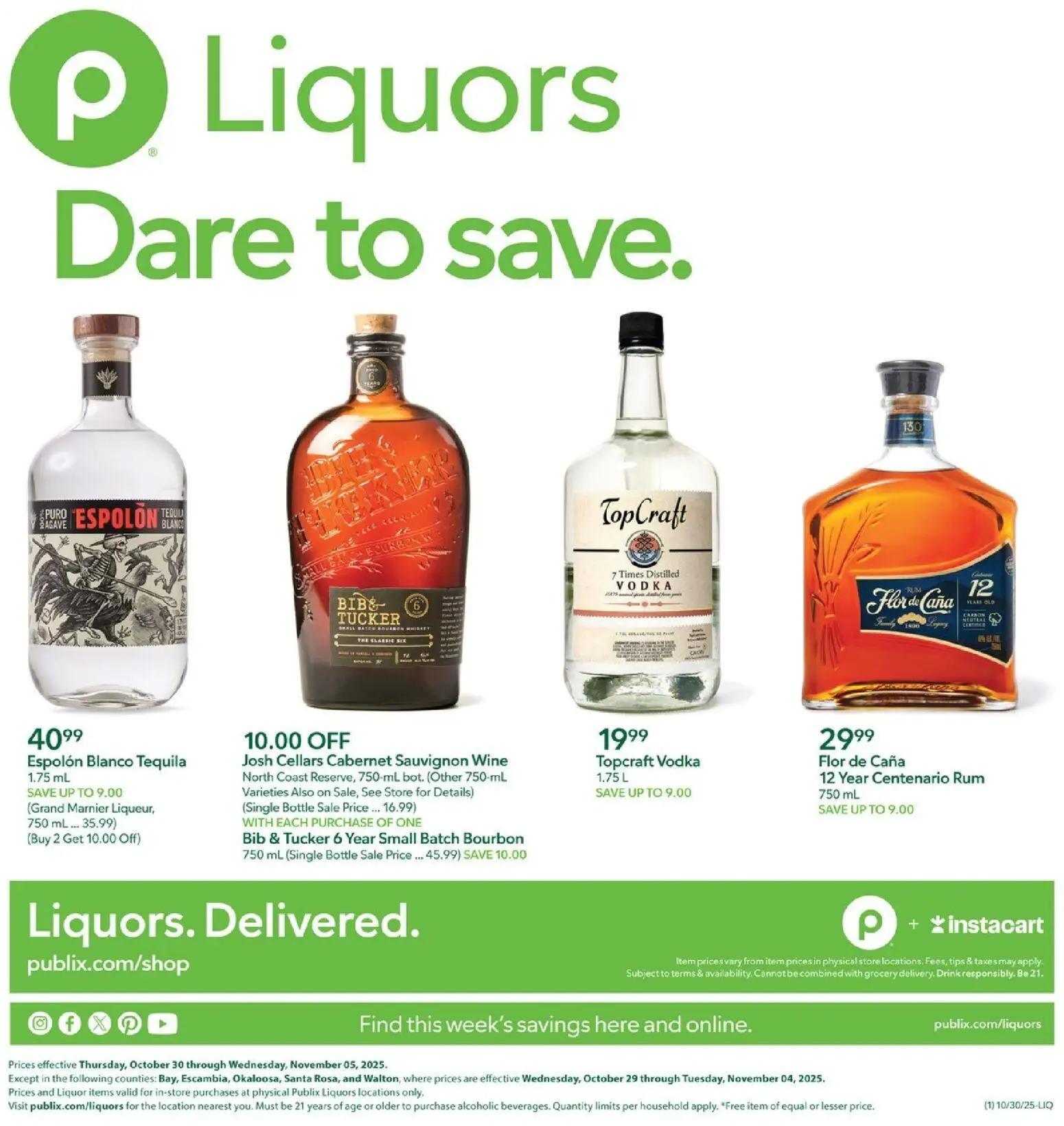 publix - Publix Liquor - 10/30 - 11/05 2025