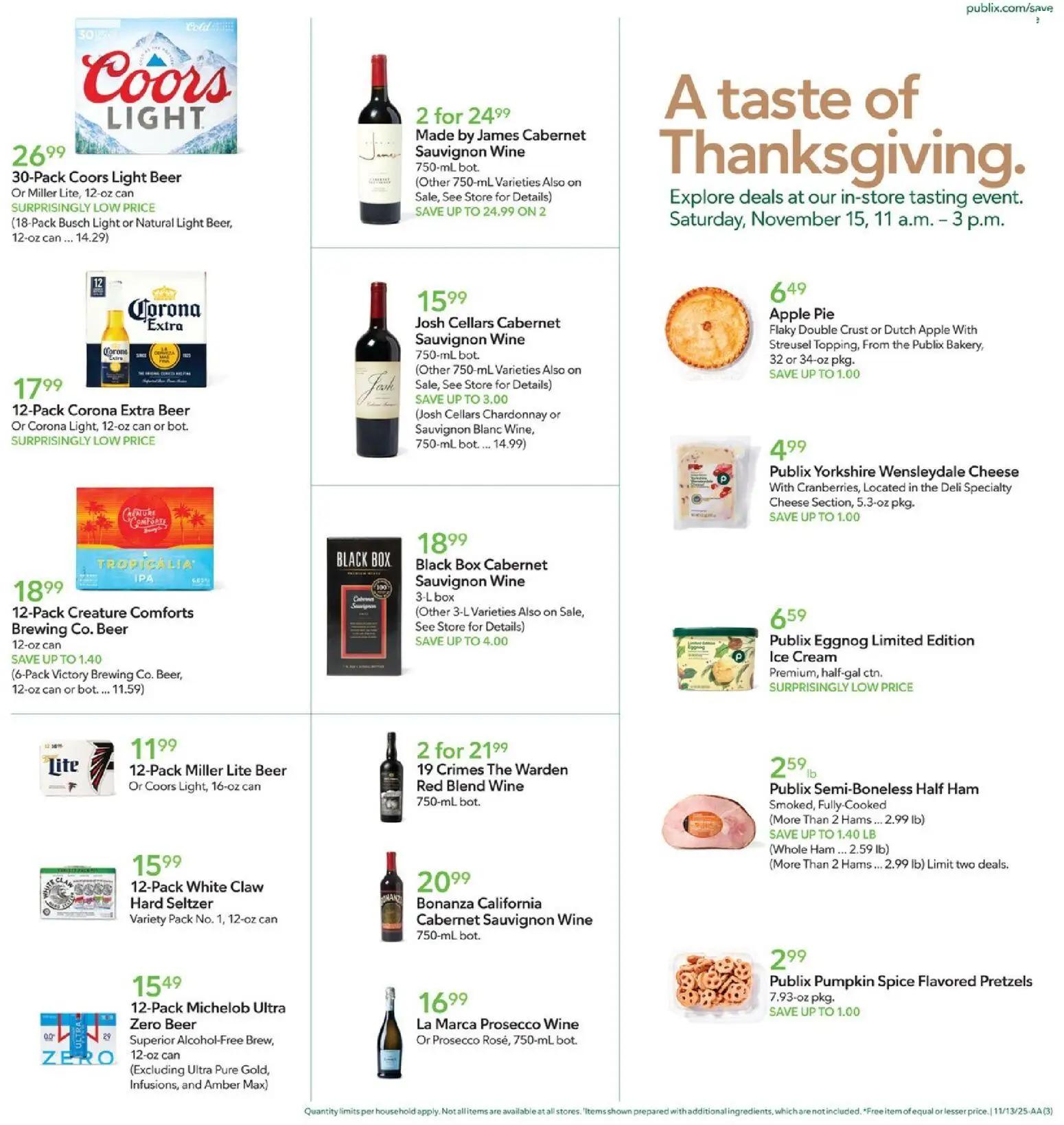 publix - Publix Weekly Ad - 11/12 - 11/18 2025 - page: 3