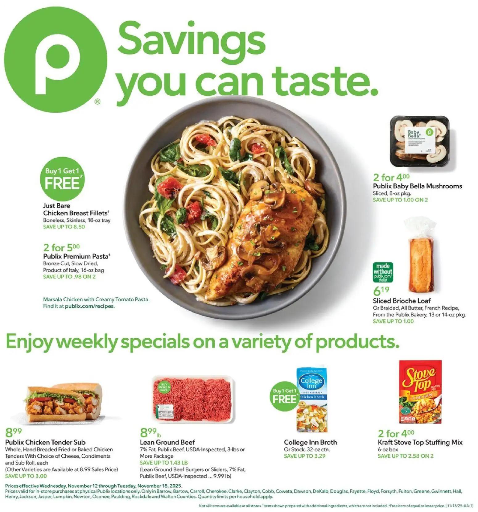 publix - Publix Weekly Ad - 11/12 - 11/18 2025