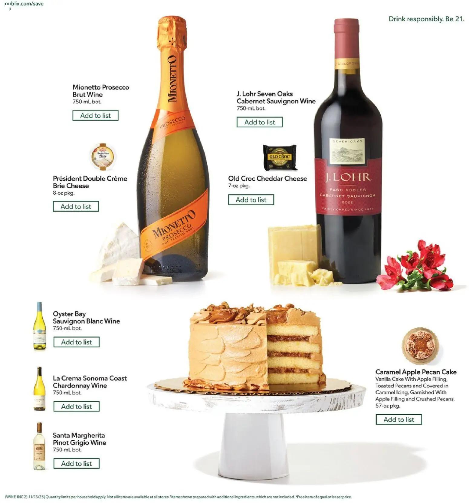 publix - Publix Wines Pairings - 11/12 - 11/18 2025 - page: 2