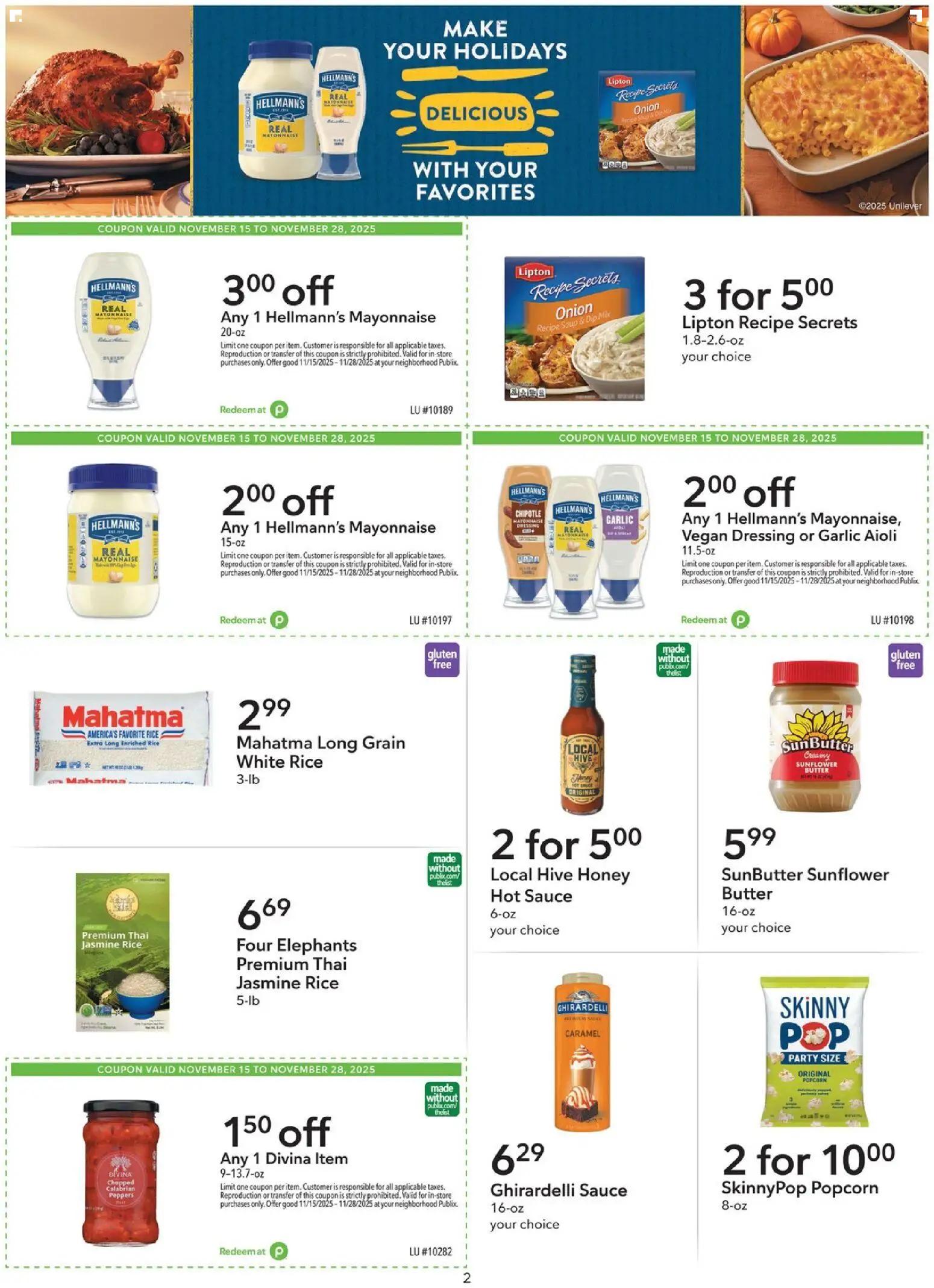 publix - Publix Extra Savings - 11/15 - 11/28 2025 - page: 2