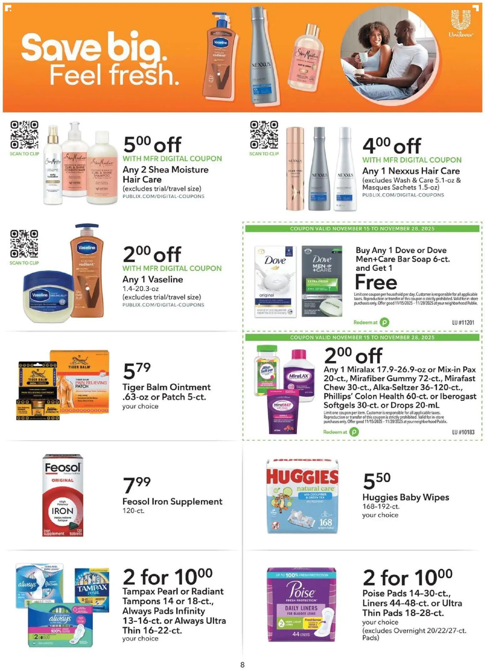 publix - Publix Extra Savings - 11/15 - 11/28 2025 - page: 8