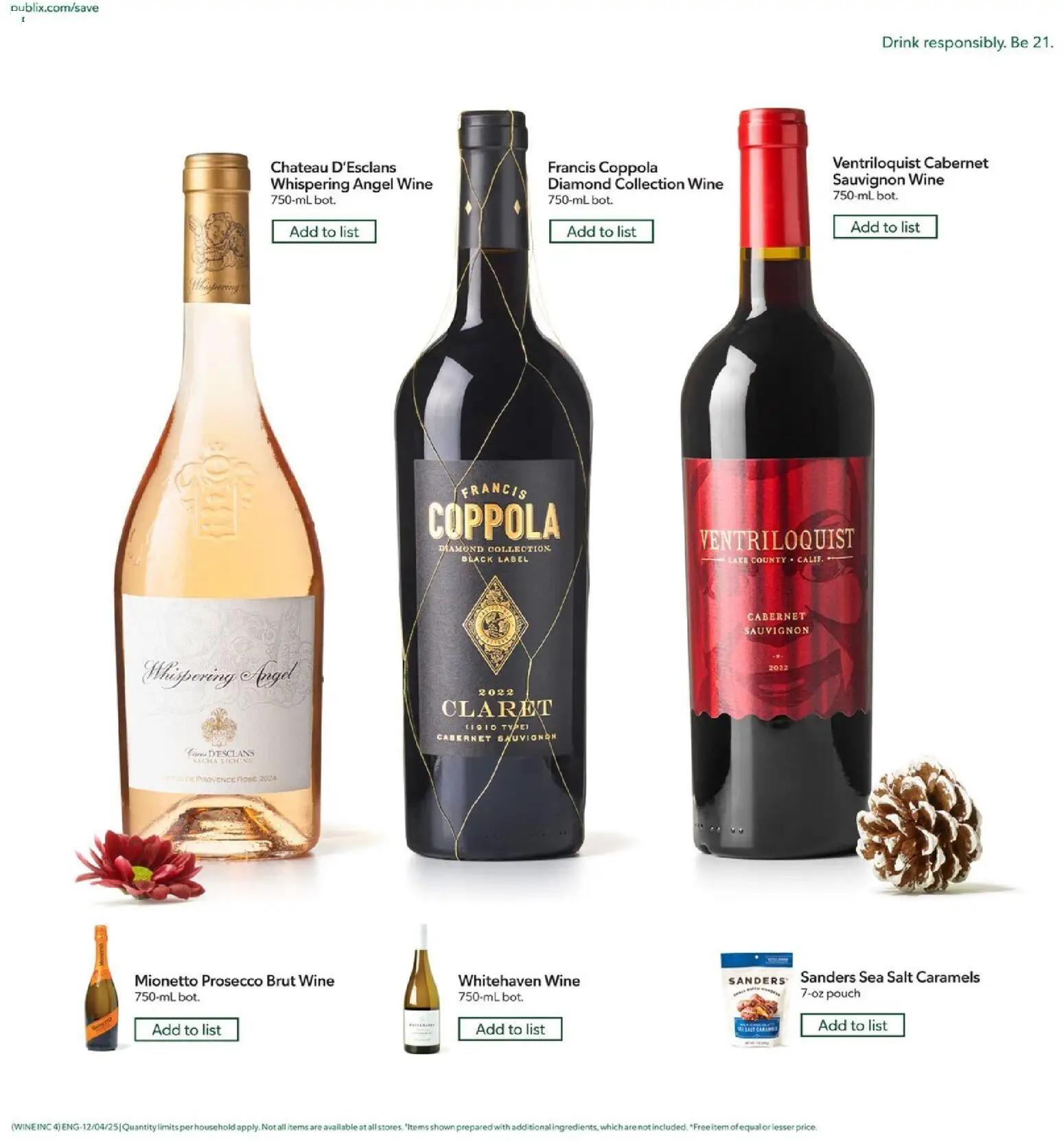 publix - Publix Wine & Spirits - 12/10 - 12/24 2025 - page: 4