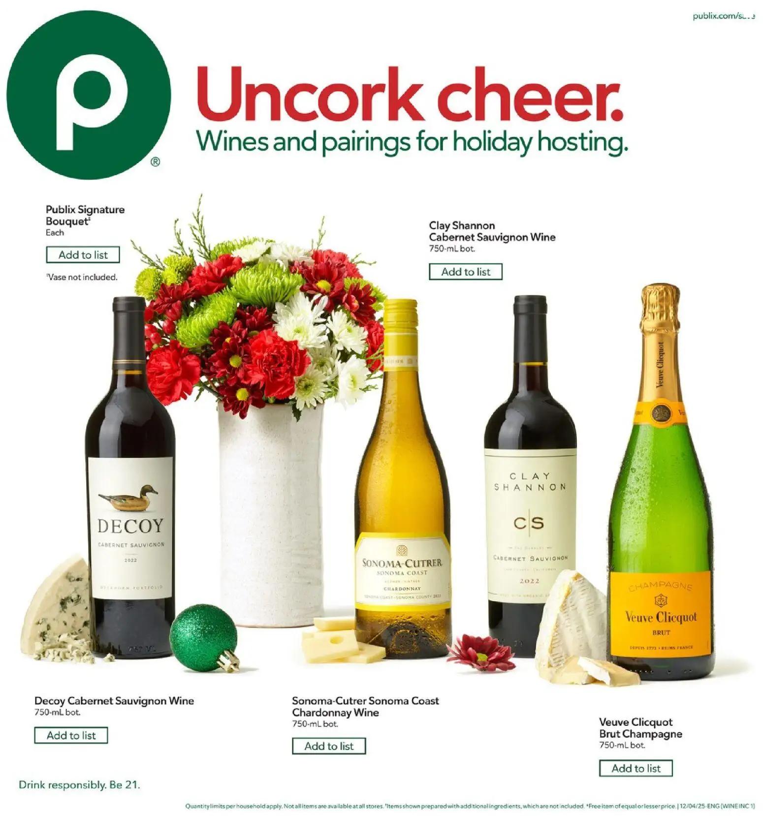 publix - Publix Wine & Spirits - 12/10 - 12/24 2025 - page: 1