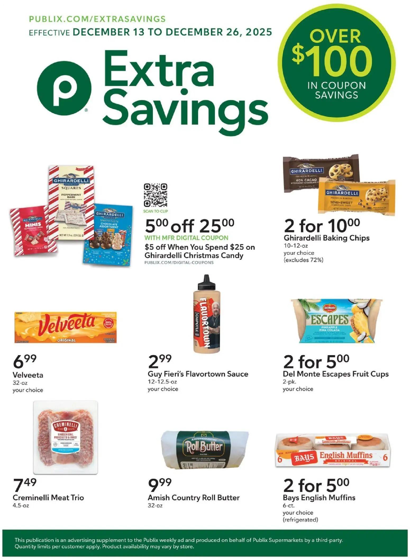publix - Publix Extra Savings - 12/13 - 12/26 2025