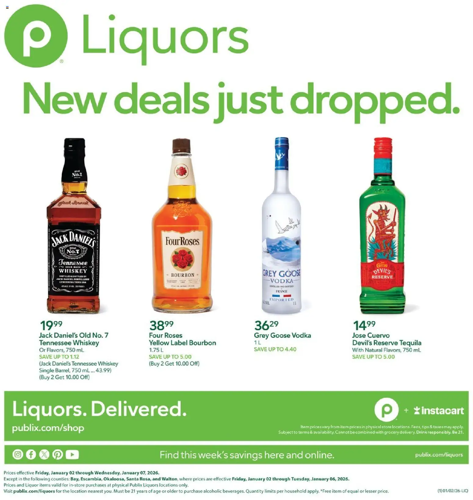 publix - Publix Liquor Ad - 01/02 - 01/07 2026