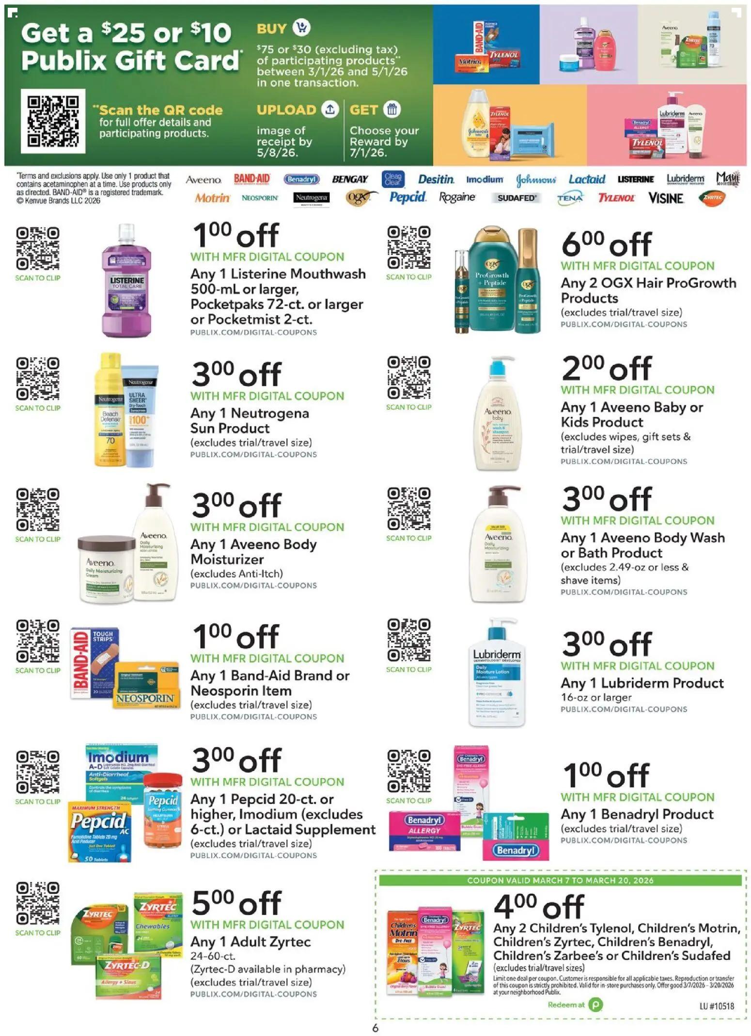publix - Publix Extra Savings - 03/07 - 03/20 2026 - page: 6
