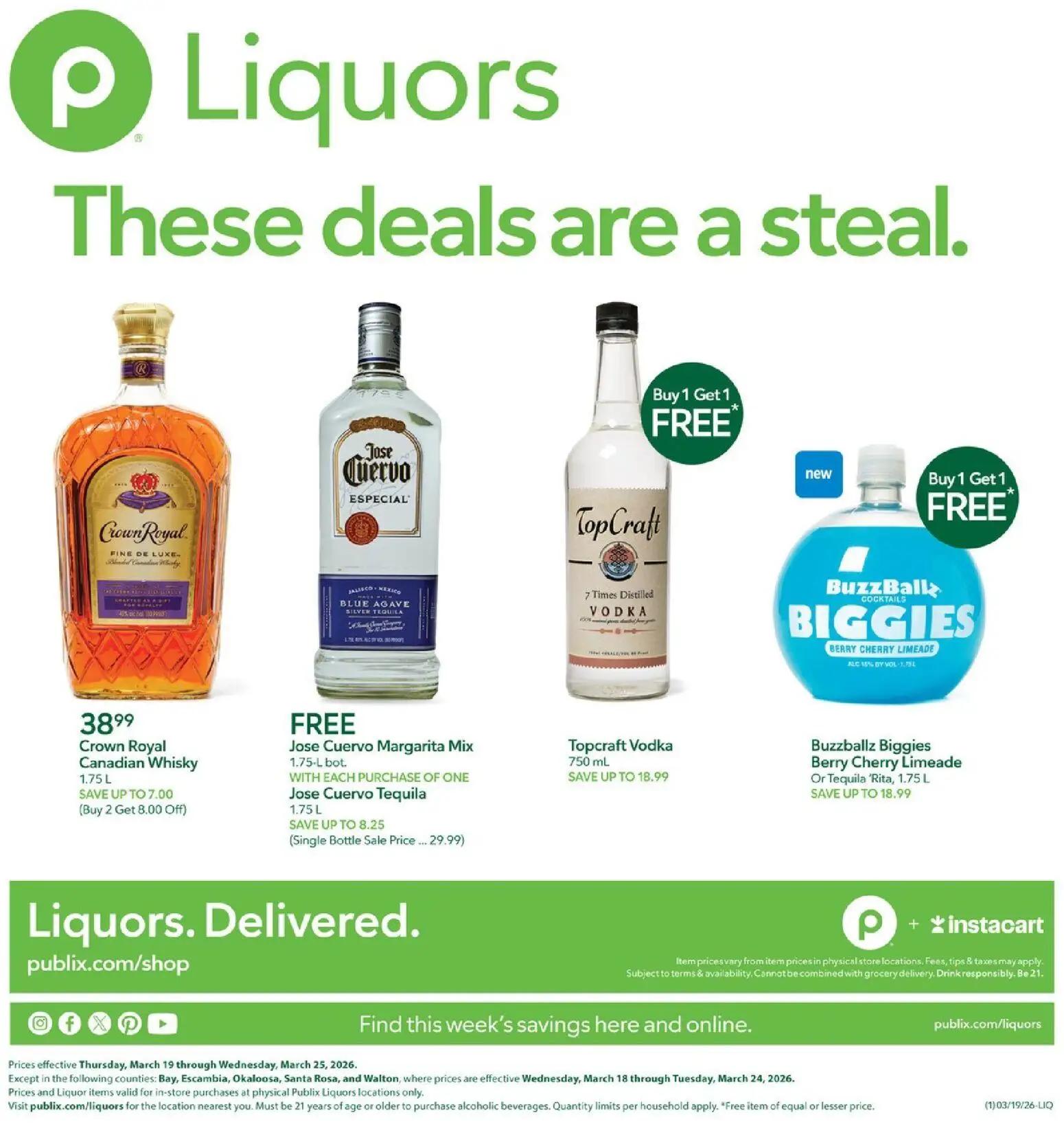 publix - Publix Liquor - 03/19 - 03/25 2026 - page: 1