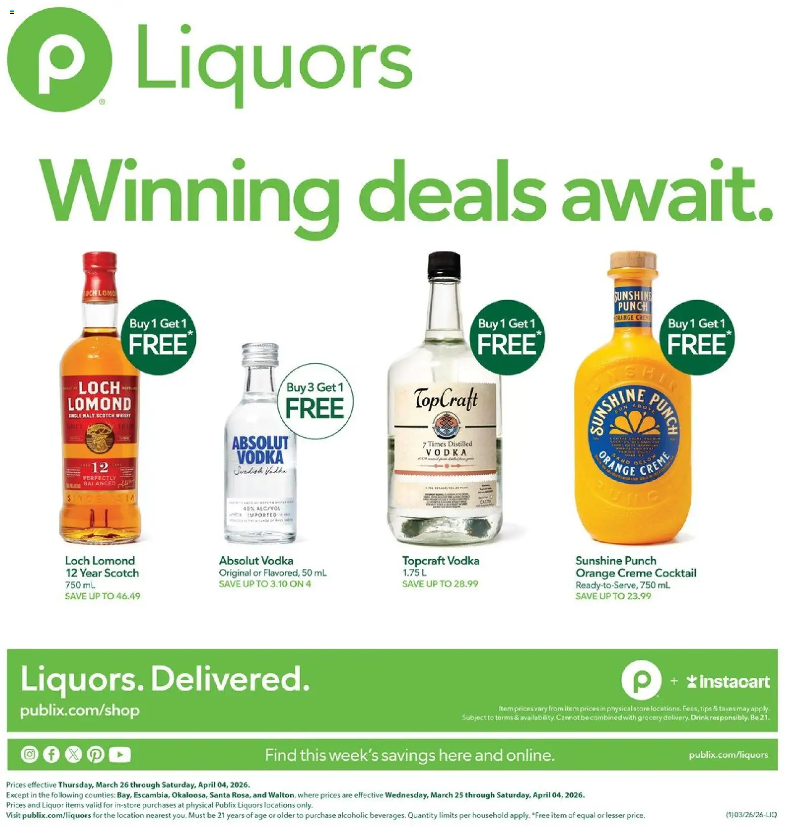 publix - Publix Liquor - 03/26 - 04/04 2026 - page: 1