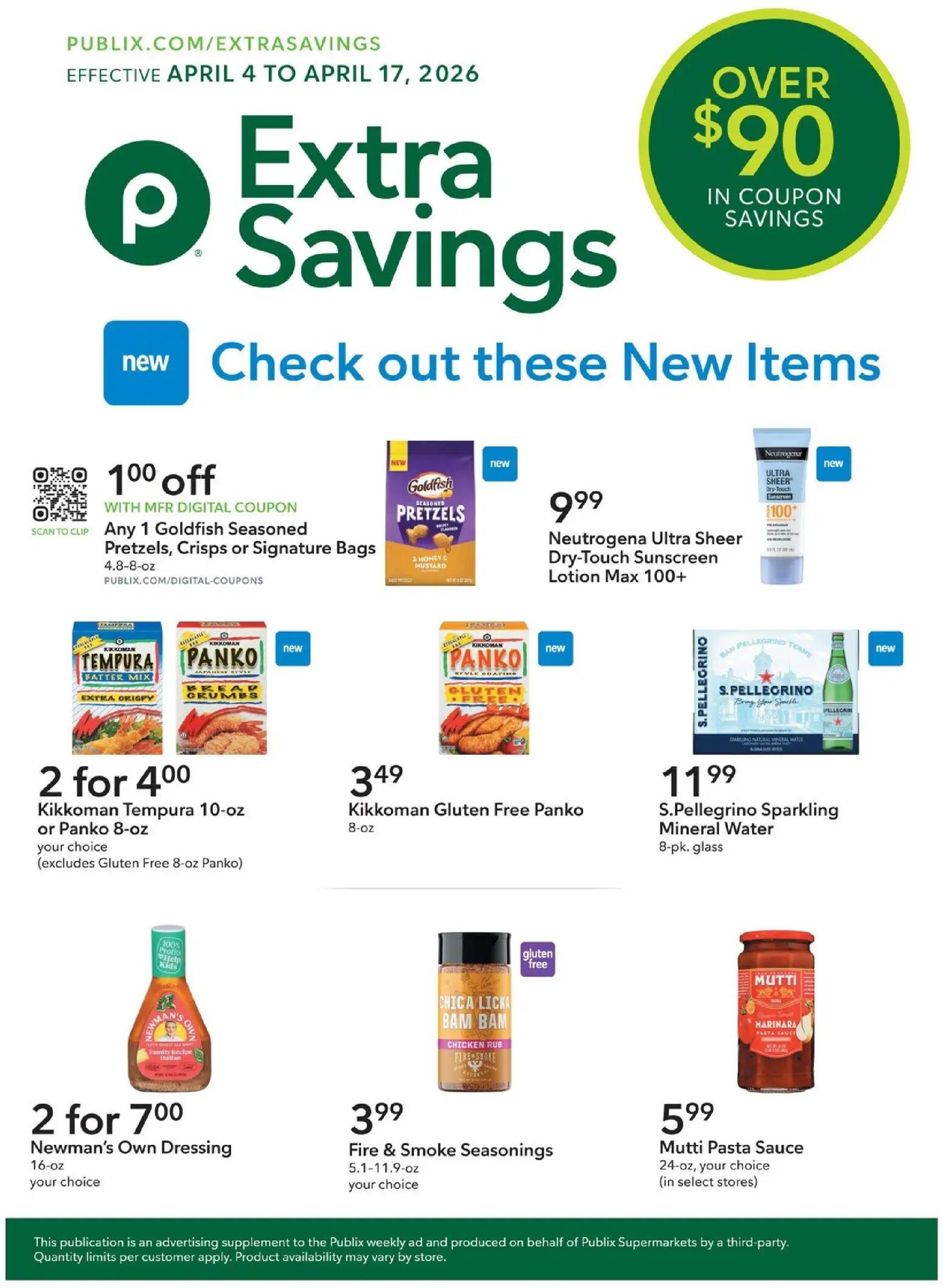publix - Publix Extra Savings - 04/04 - 04/17 2026