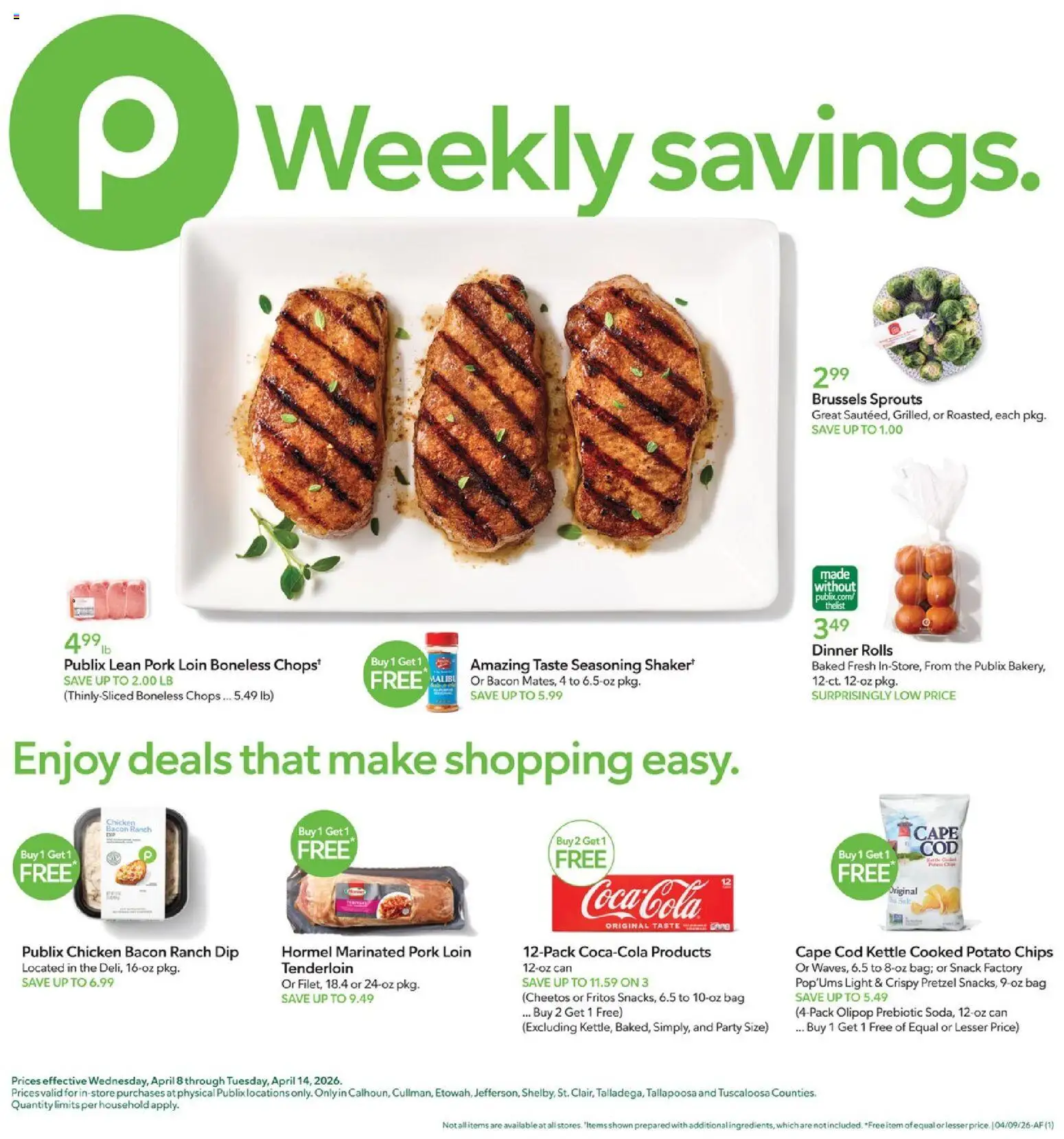 publix - Publix Weekly Ad - 04/08 - 04/14 2026 - page: 1