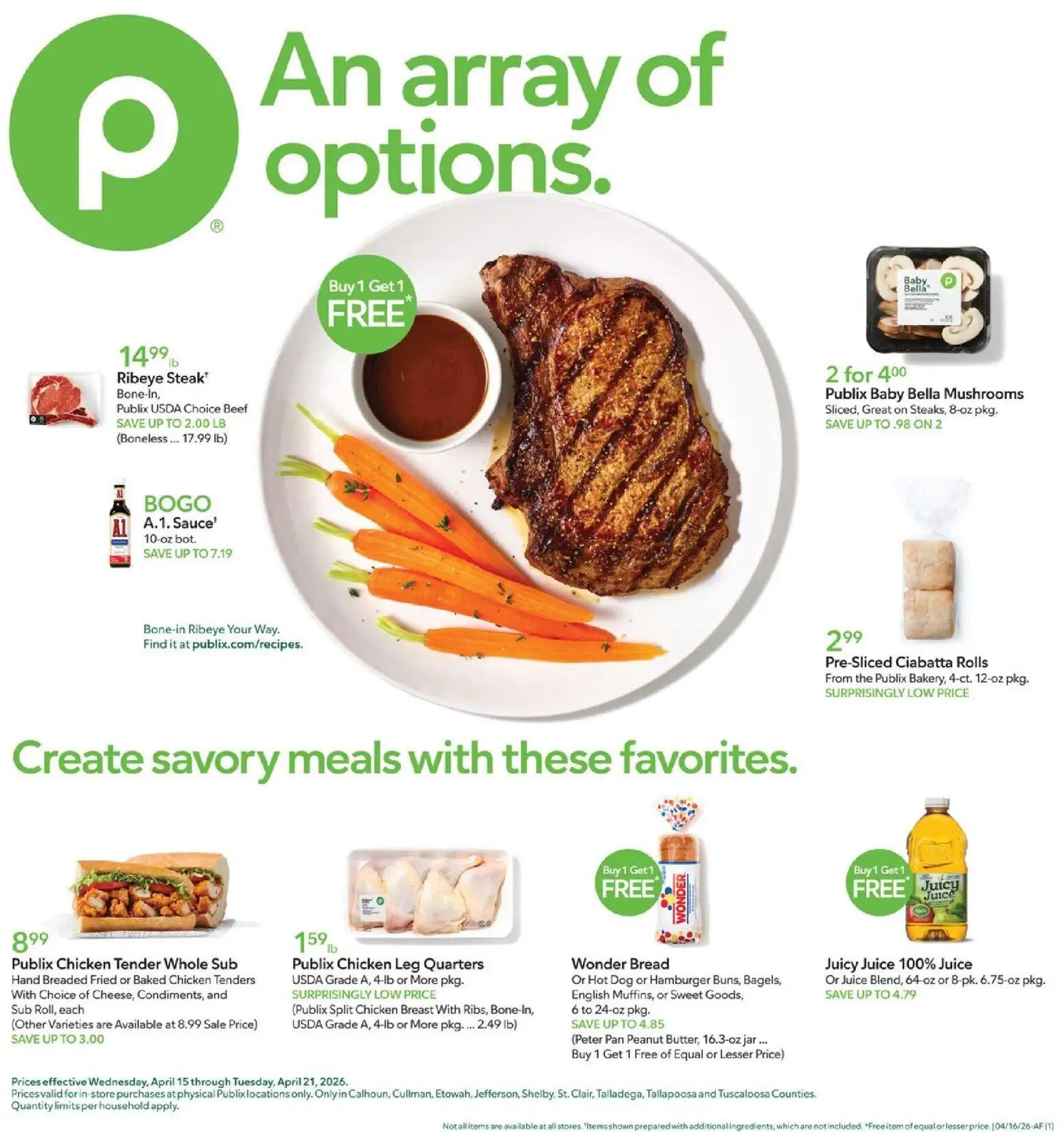 publix - Publix Weekly Ad - 04/15 - 04/21 2026
