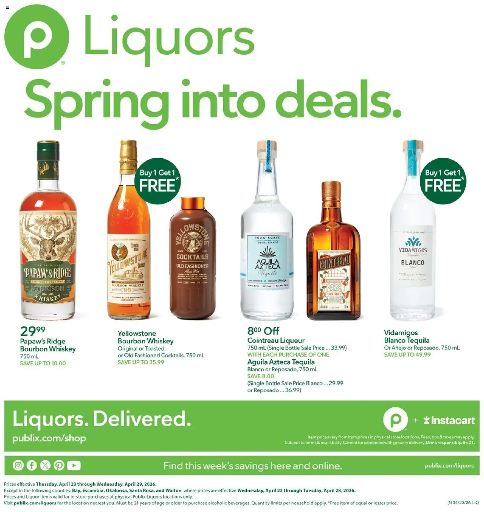 publix - Publix Liquor - 04/23 - 04/29 2026 - page: 1