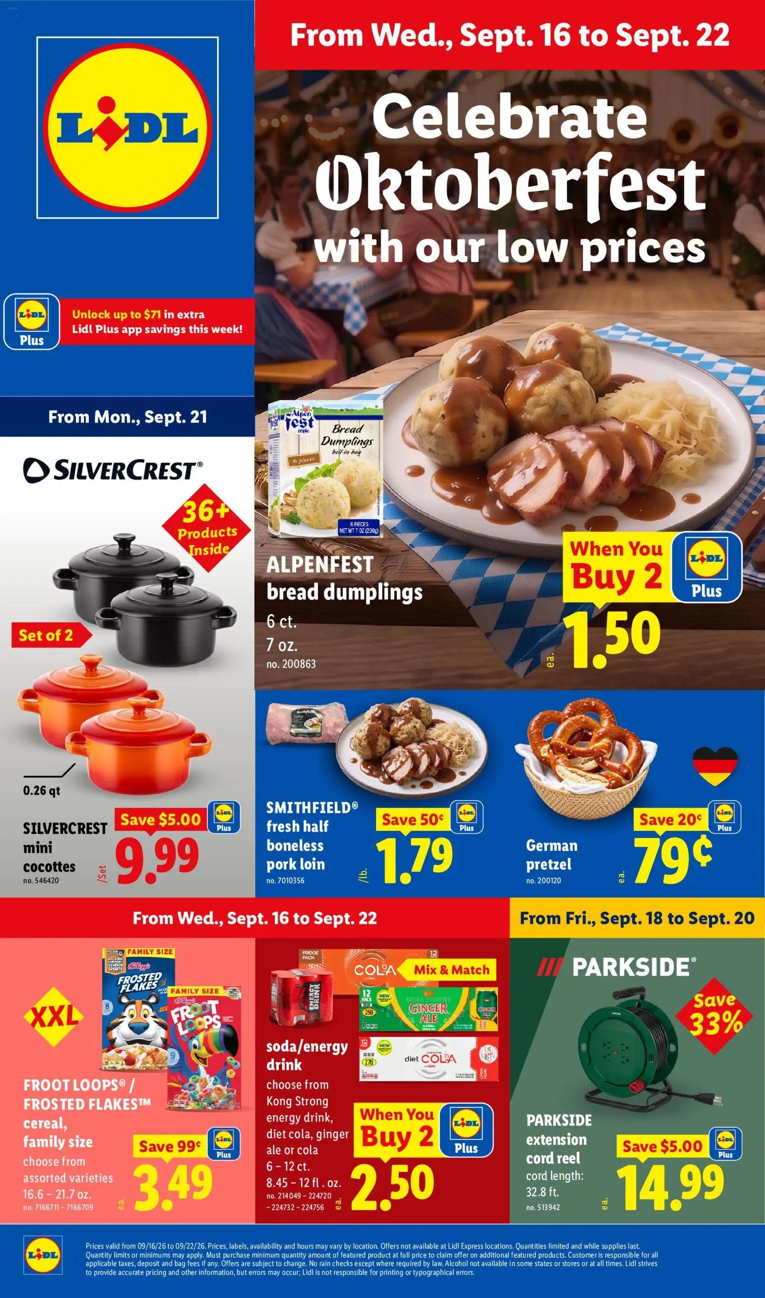 lidl - Lidl Weekly Ad - 09/16 - 09/22 2026 - page: 1