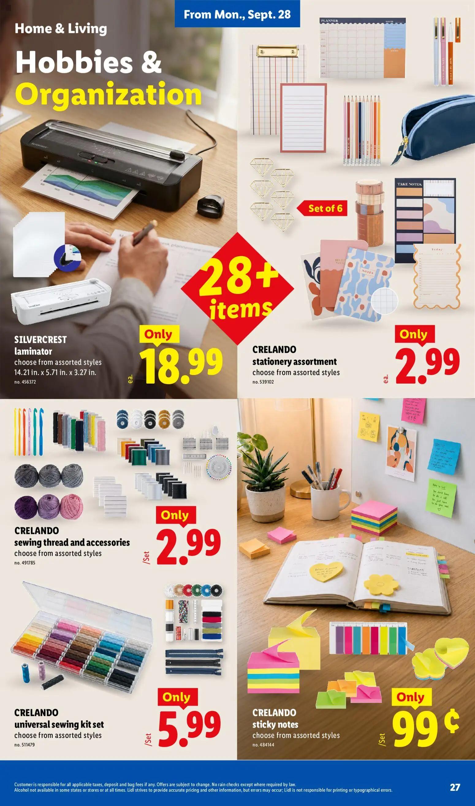 lidl - Lidl Weekly Ad - 09/23 - 09/29 2026 - page: 27